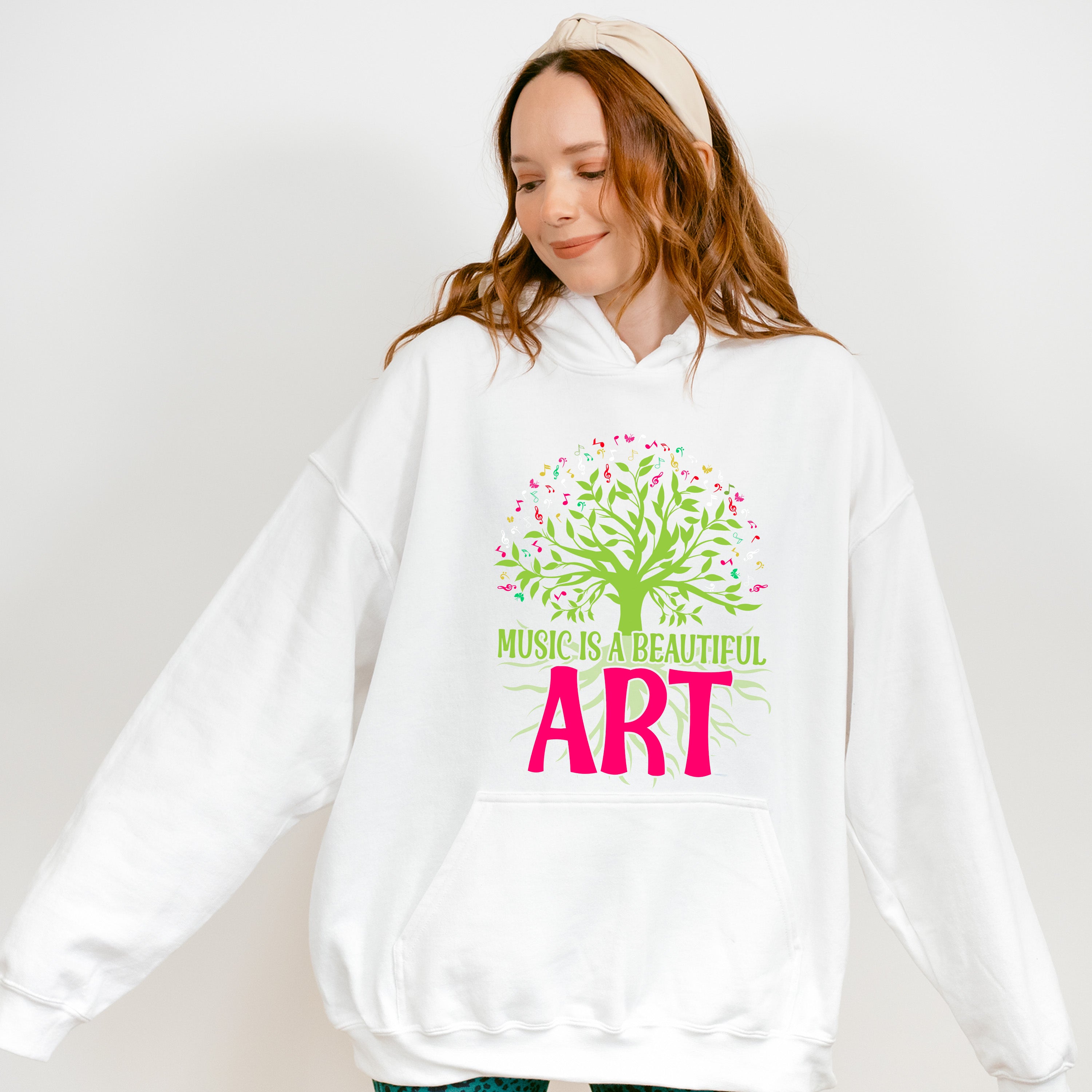 Music Is A Beautiful Art - Singing Unisex Crewneck T-Shirt Sweatshirt Hoodie