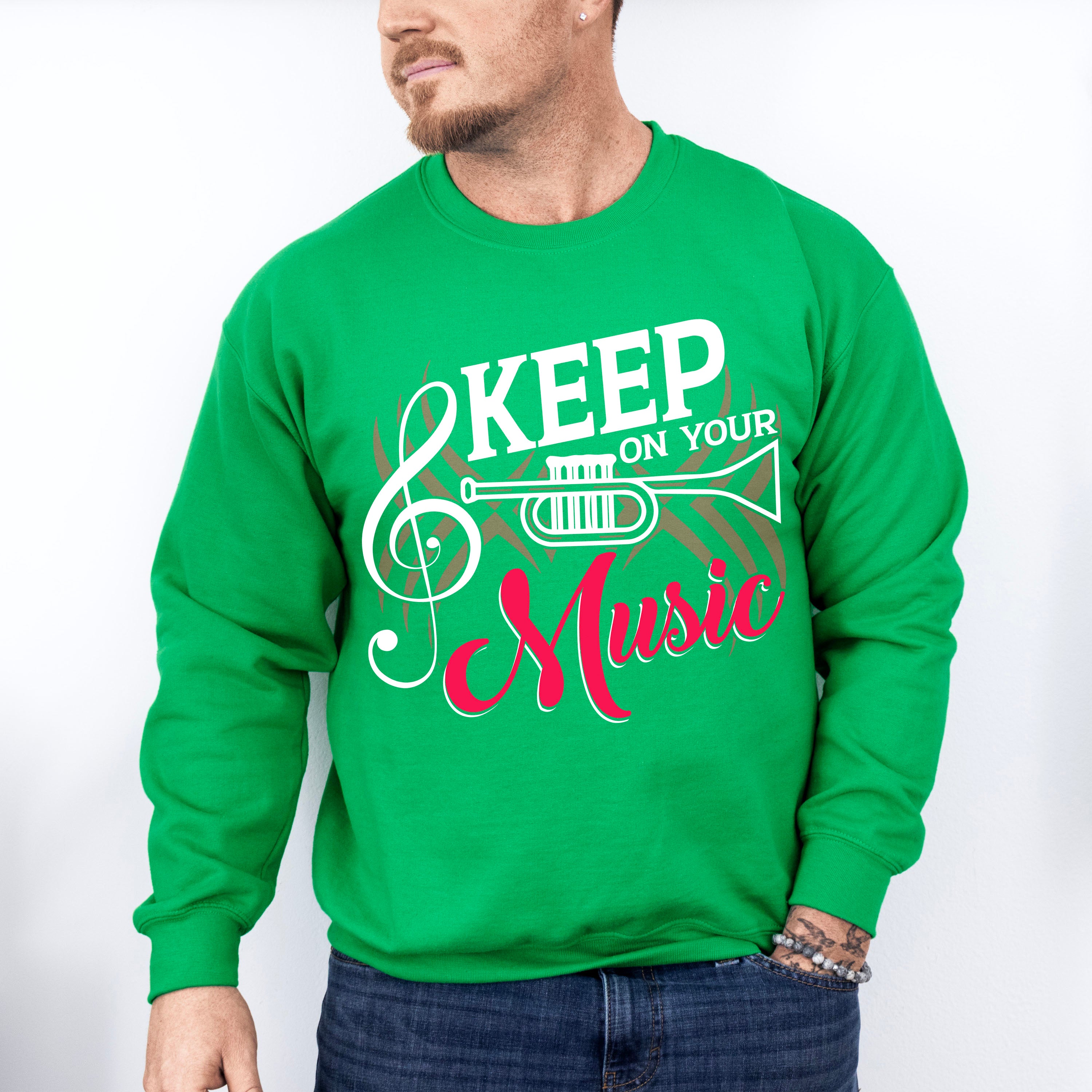Keep On Your Music - Singing Unisex Crewneck T-Shirt Sweatshirt Hoodie