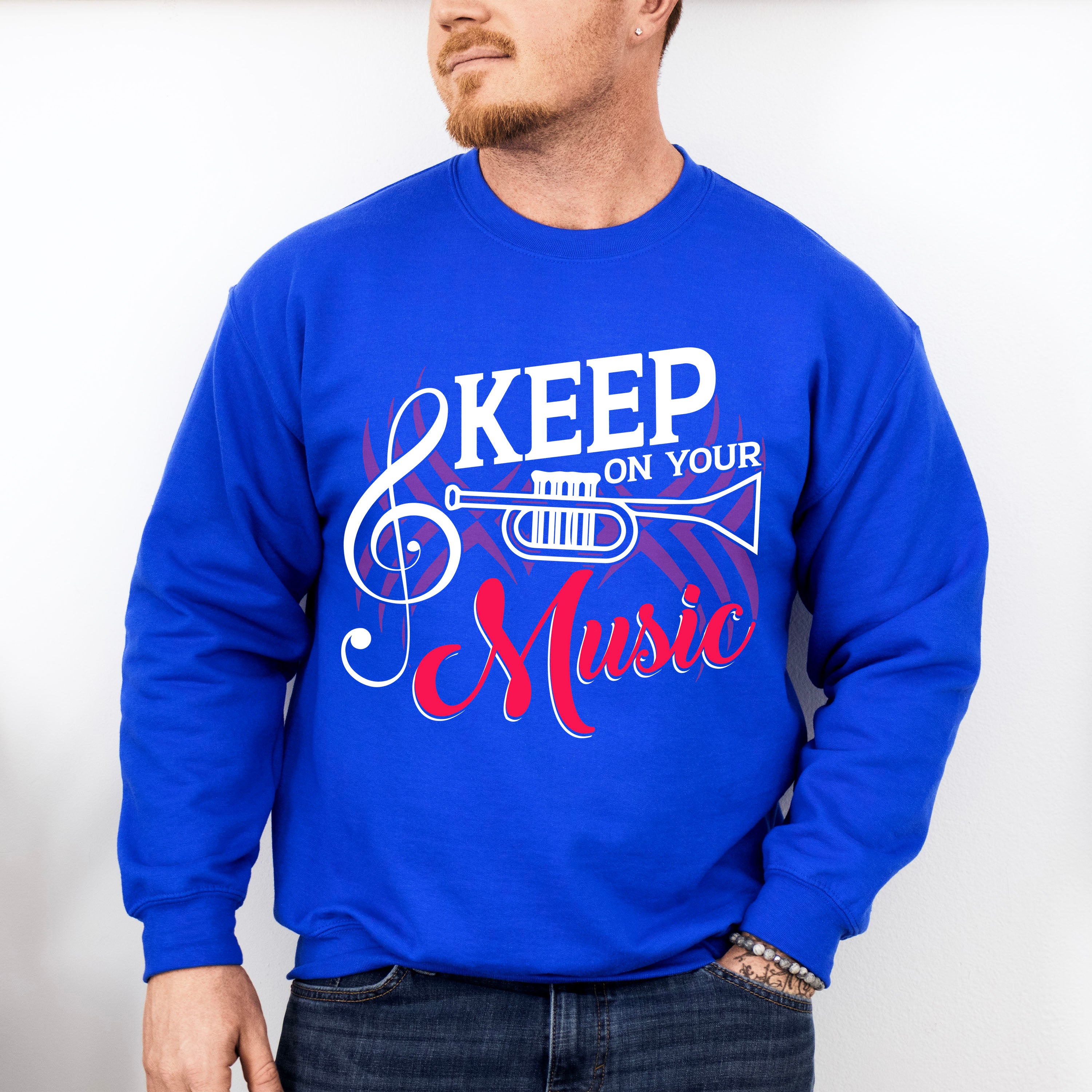 Keep On Your Music - Singing Unisex Crewneck T-Shirt Sweatshirt Hoodie