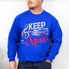 Keep On Your Music - Singing Unisex Crewneck T-Shirt Sweatshirt Hoodie