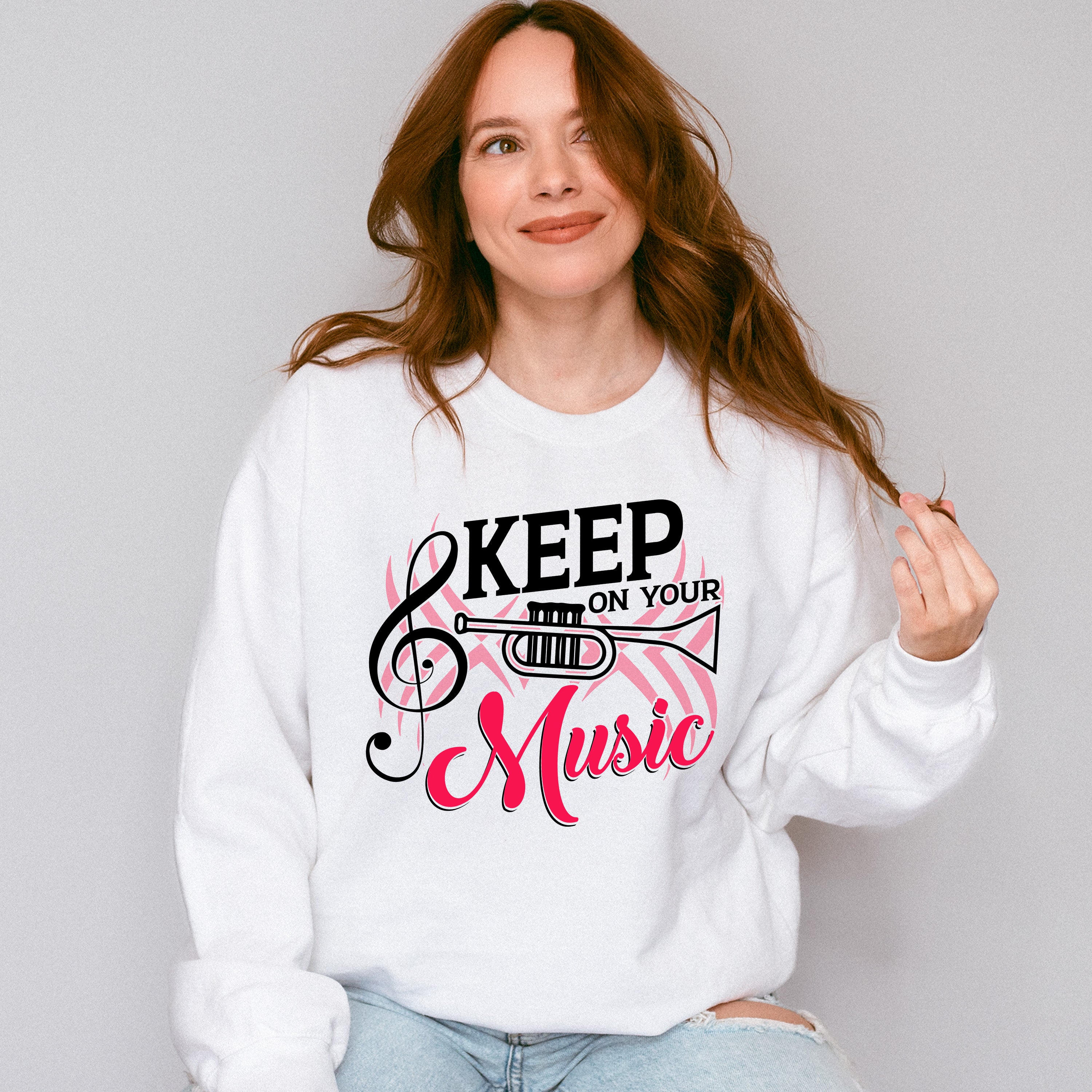 Keep On Your Music - Singing Unisex Crewneck T-Shirt Sweatshirt Hoodie