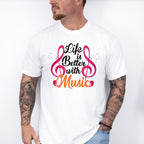 Better With Music - Singing Unisex Crewneck T-Shirt Sweatshirt Hoodie