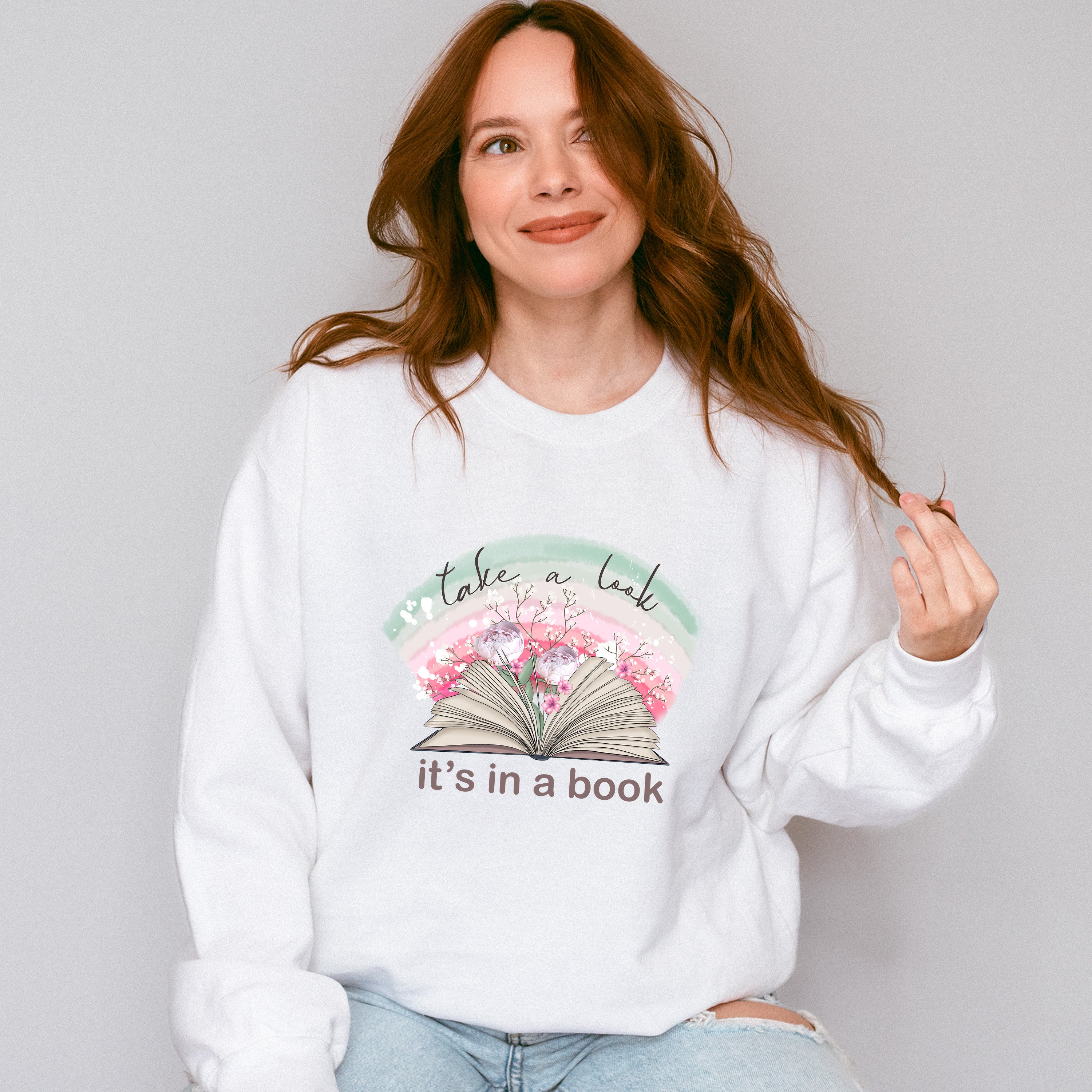 It's In A Book - Reading Unisex Crewneck T-Shirt Sweatshirt Hoodie