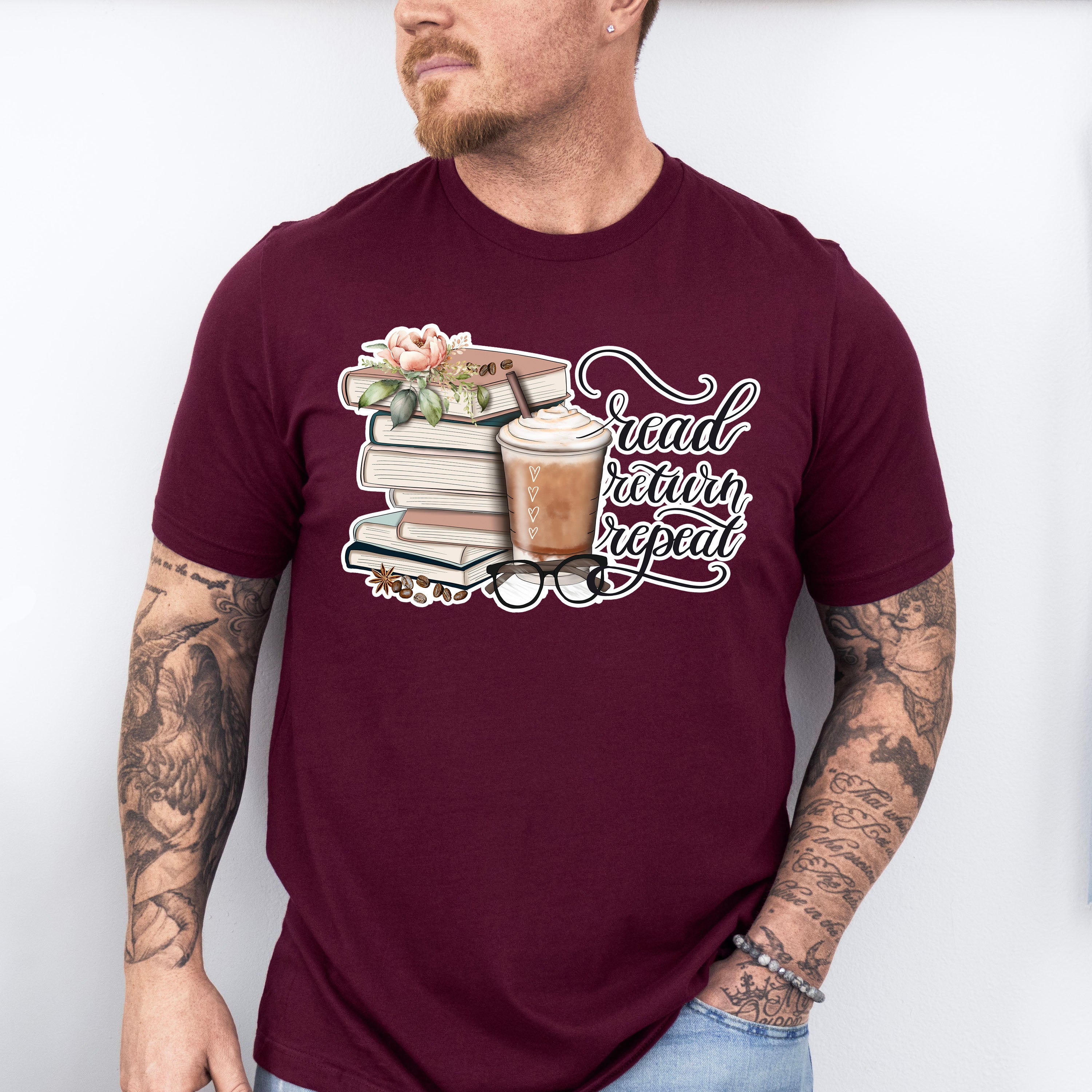 Read Return Repeat - Reading Unisex Crewneck T-Shirt Sweatshirt Hoodie