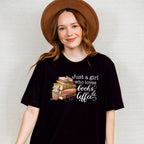 Books And Coffee - Reading Unisex Crewneck T-Shirt Sweatshirt Hoodie