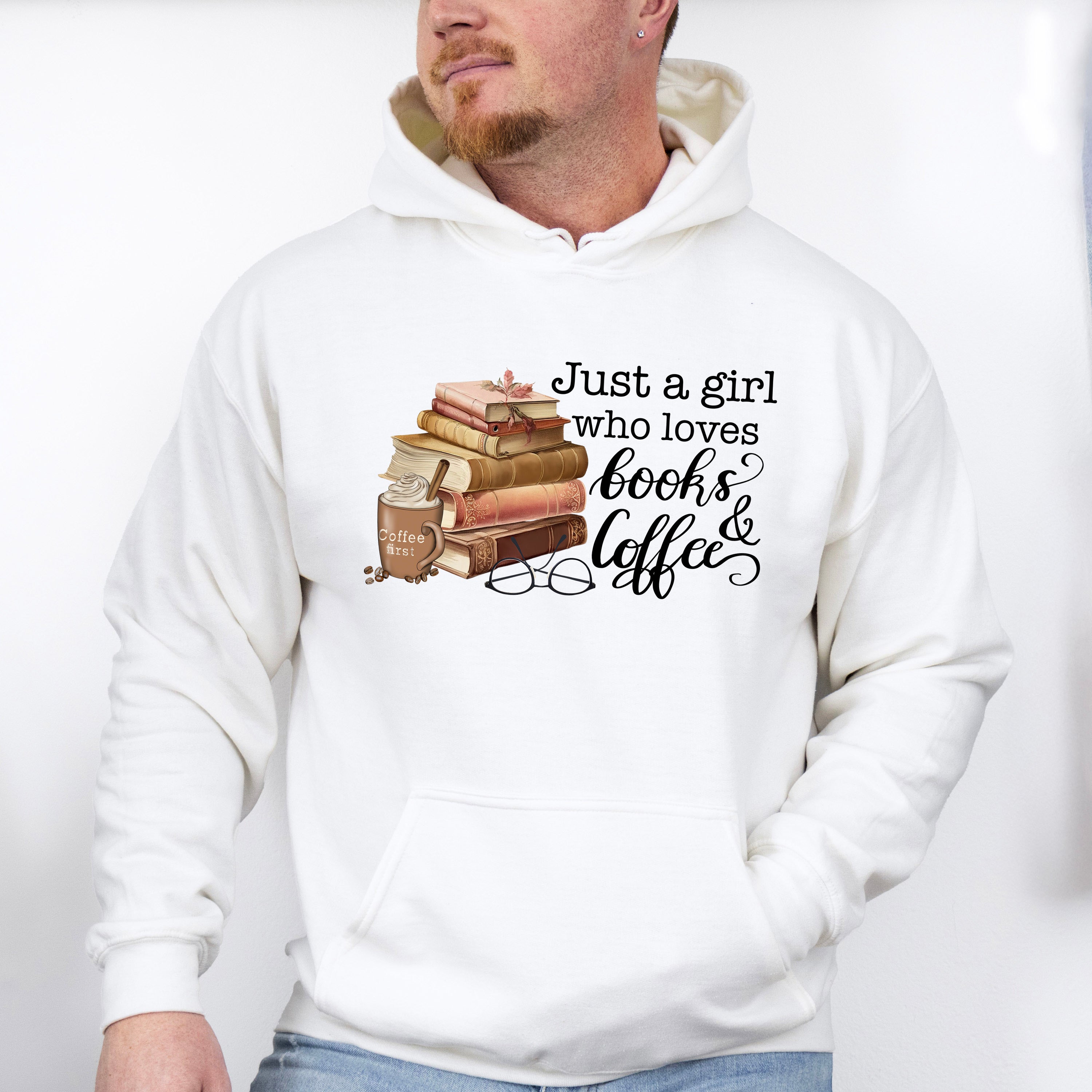 Books And Coffee - Reading Unisex Crewneck T-Shirt Sweatshirt Hoodie