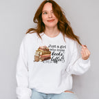 Books And Coffee - Reading Unisex Crewneck T-Shirt Sweatshirt Hoodie