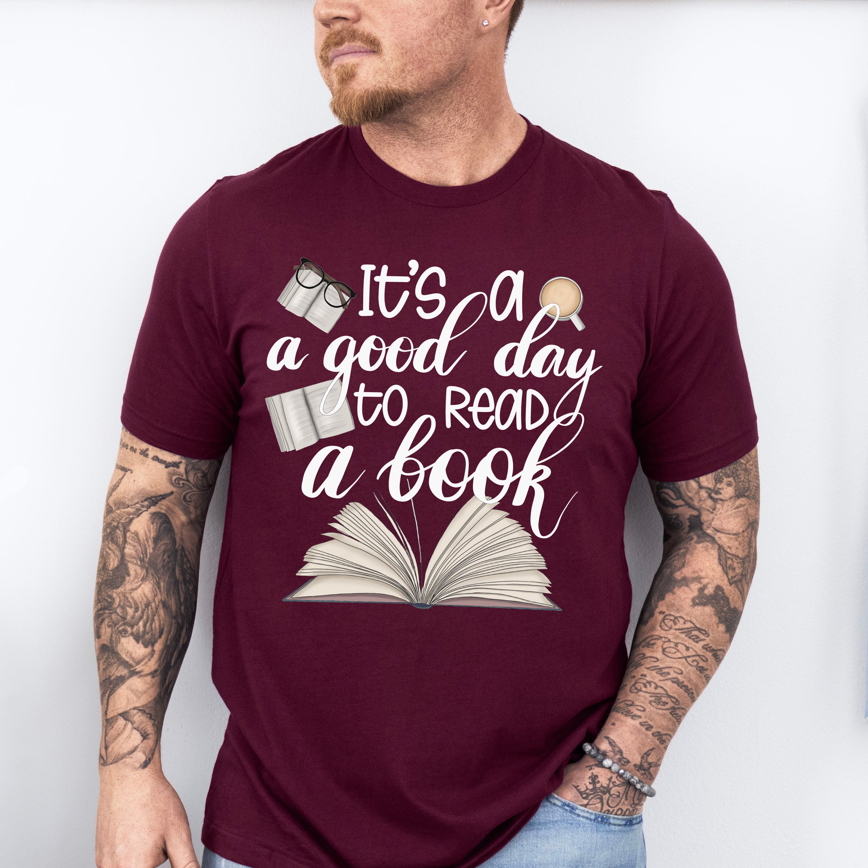 Good Day To Read A Book - Reading Unisex Crewneck T-Shirt Sweatshirt Hoodie