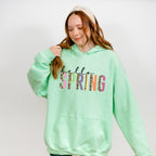 Hello Spring Leopard Design - Spring Unisex Crewneck T-Shirt Sweatshirt Hoodie