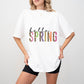 Hello Spring Leopard Design - Spring Unisex Crewneck T-Shirt Sweatshirt Hoodie