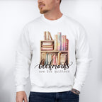Bookmarks Are For Quitters - Reading Unisex Crewneck T-Shirt Sweatshirt Hoodie