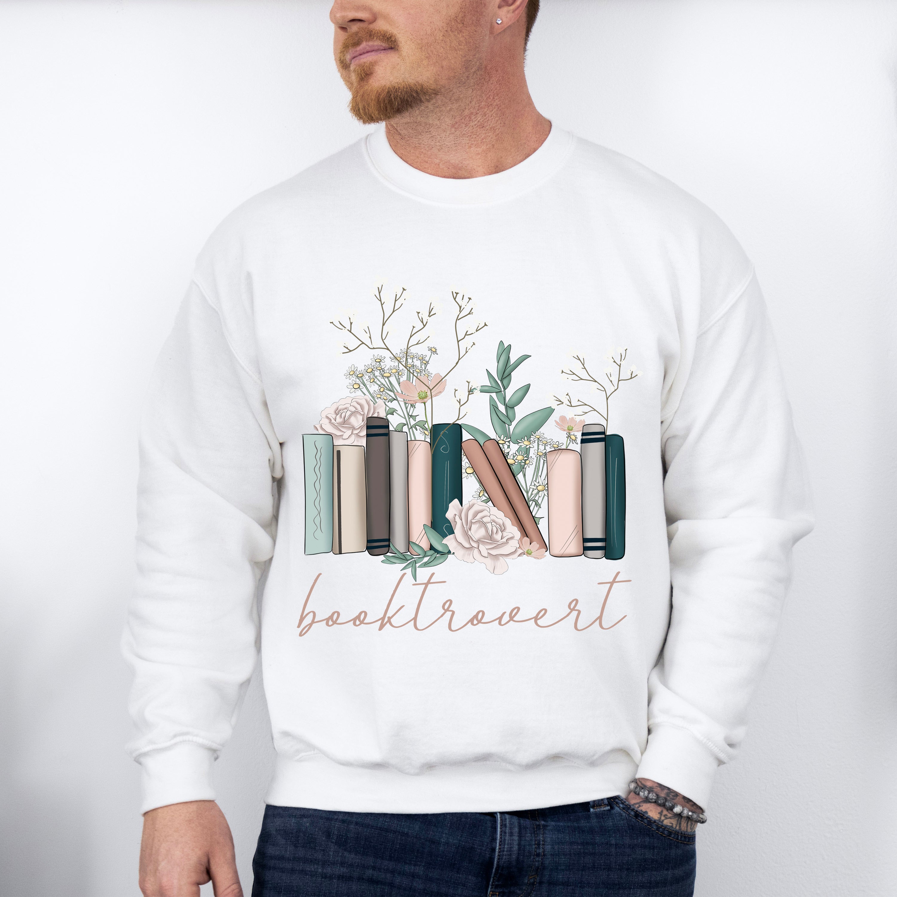 Booktrovert - Reading Unisex Crewneck T-Shirt Sweatshirt Hoodie