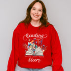 Helps Your Mind Bloom - Reading Unisex Crewneck T-Shirt Sweatshirt Hoodie