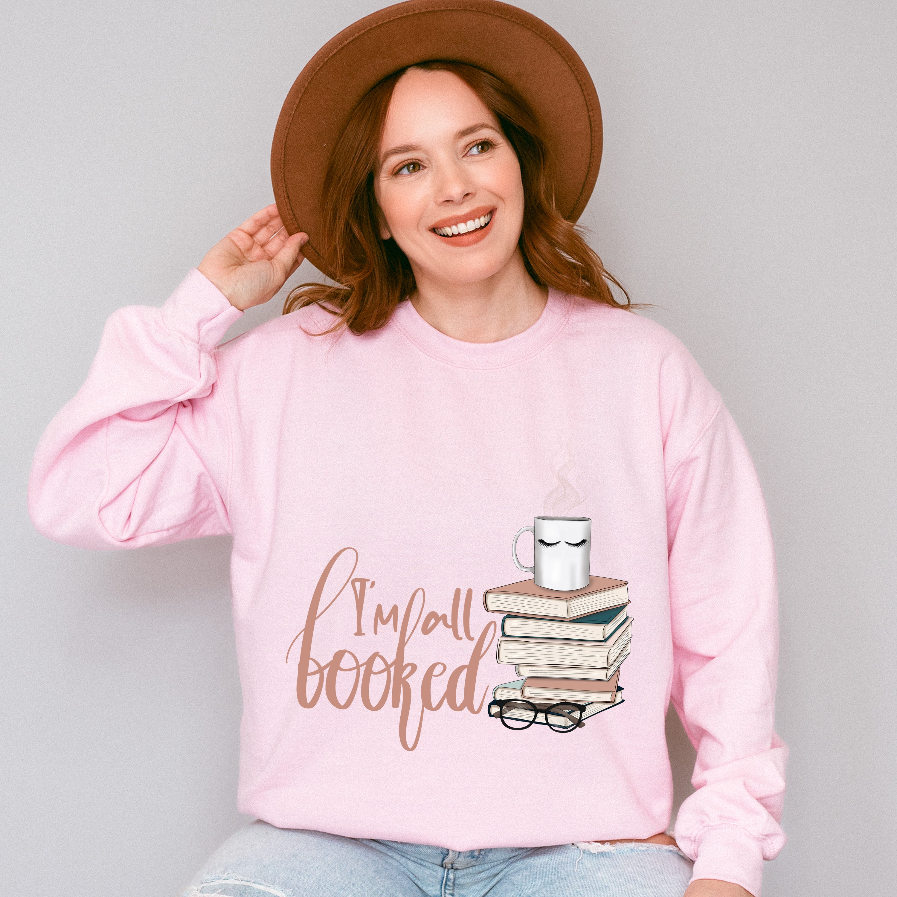 I'm All Booked - Reading Unisex Crewneck T-Shirt Sweatshirt Hoodie