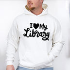 I Love My Library - Reading Unisex Crewneck T-Shirt Sweatshirt Hoodie