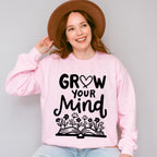 Grow Your Mind - Reading Unisex Crewneck T-Shirt Sweatshirt Hoodie