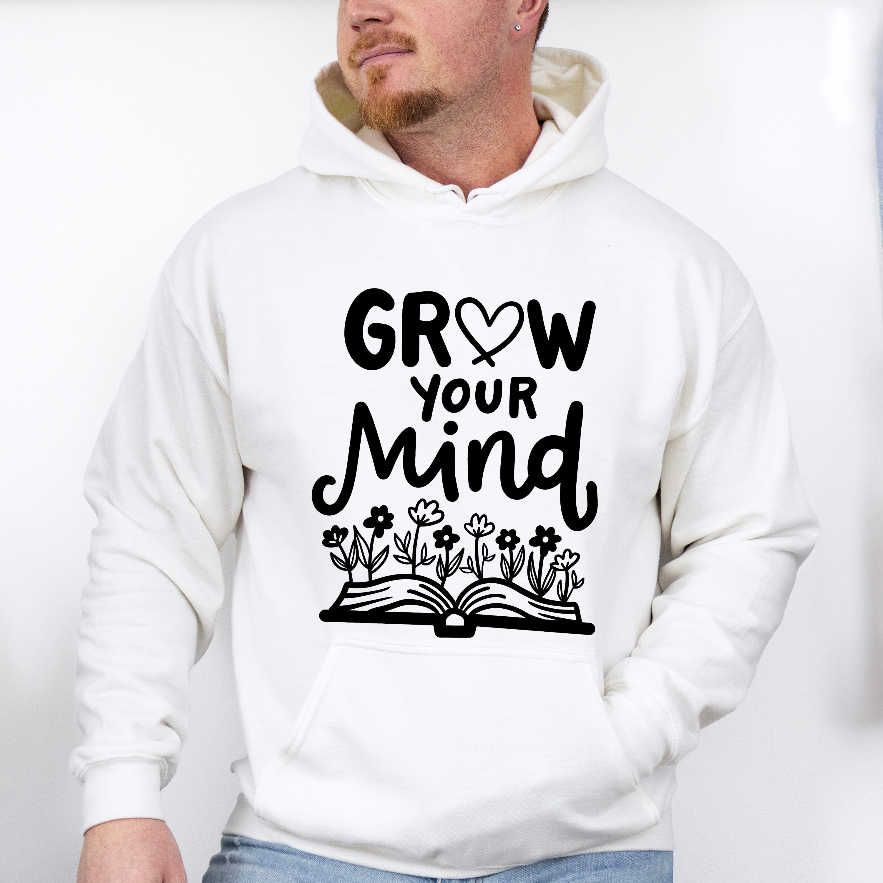 Grow Your Mind - Reading Unisex Crewneck T-Shirt Sweatshirt Hoodie
