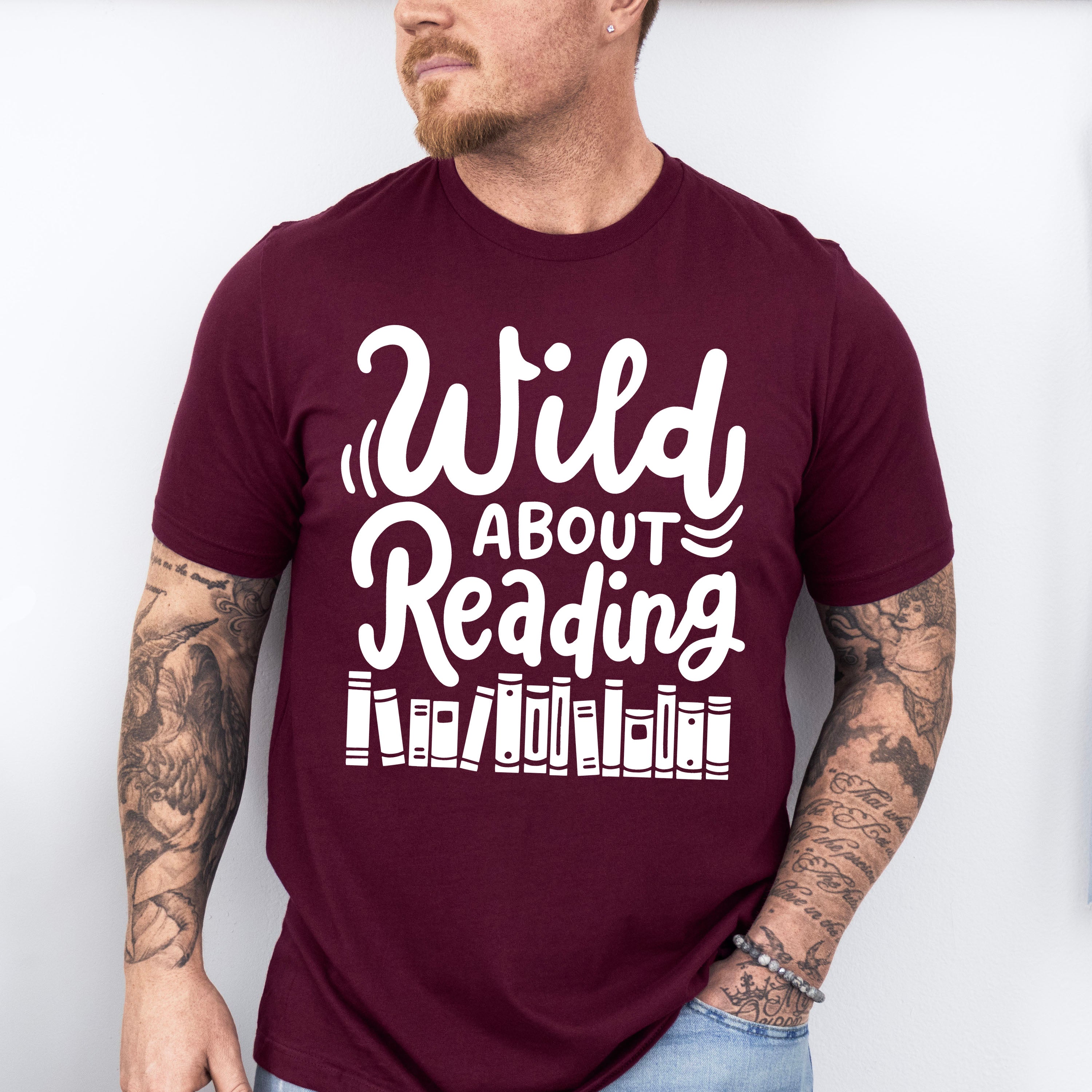 Wild About Reading - Reading Unisex Crewneck T-Shirt Sweatshirt Hoodie