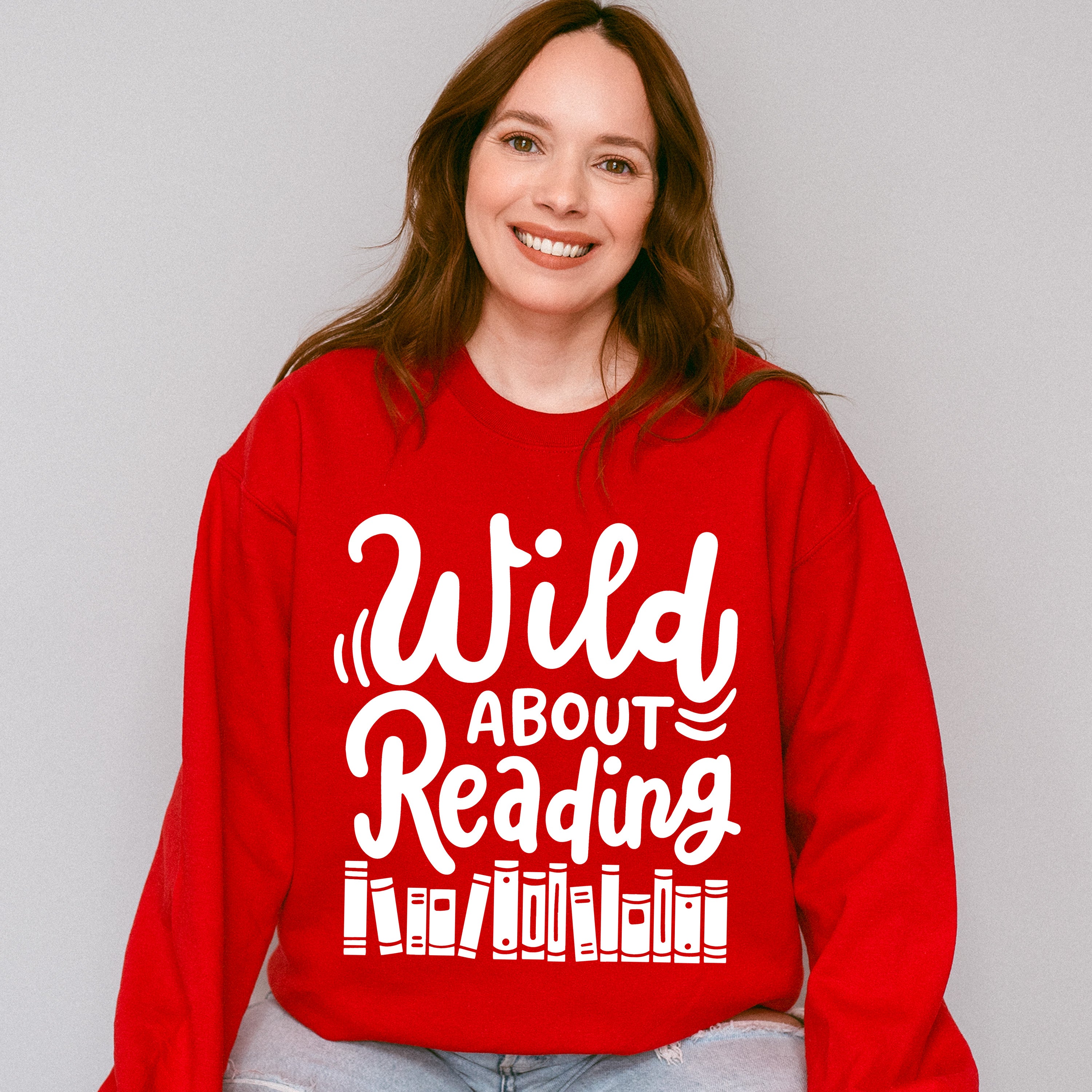Wild About Reading - Reading Unisex Crewneck T-Shirt Sweatshirt Hoodie