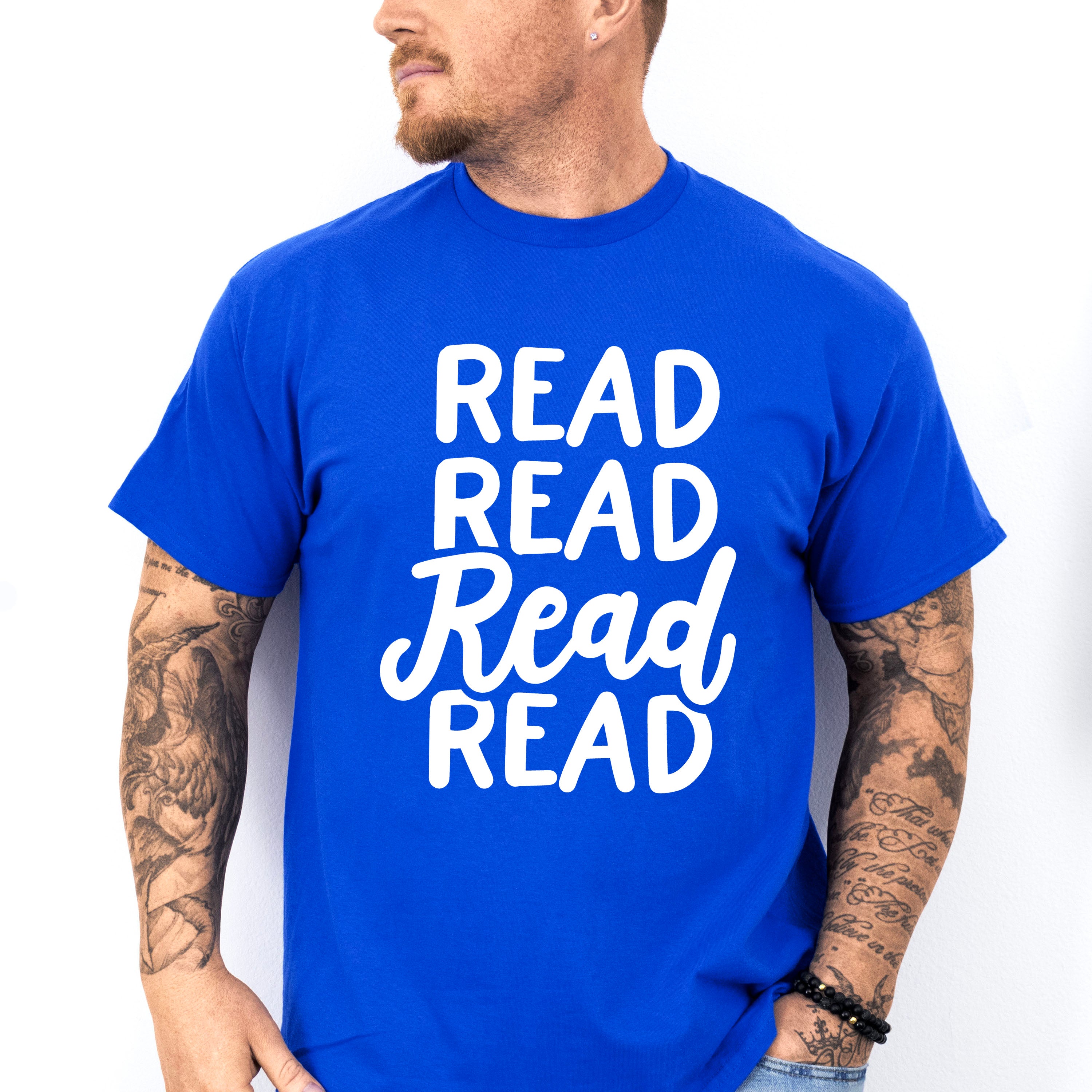 Read Read Read Read - Reading Unisex Crewneck T-Shirt Sweatshirt Hoodie