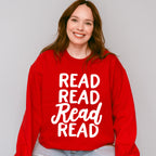 Read Read Read Read - Reading Unisex Crewneck T-Shirt Sweatshirt Hoodie