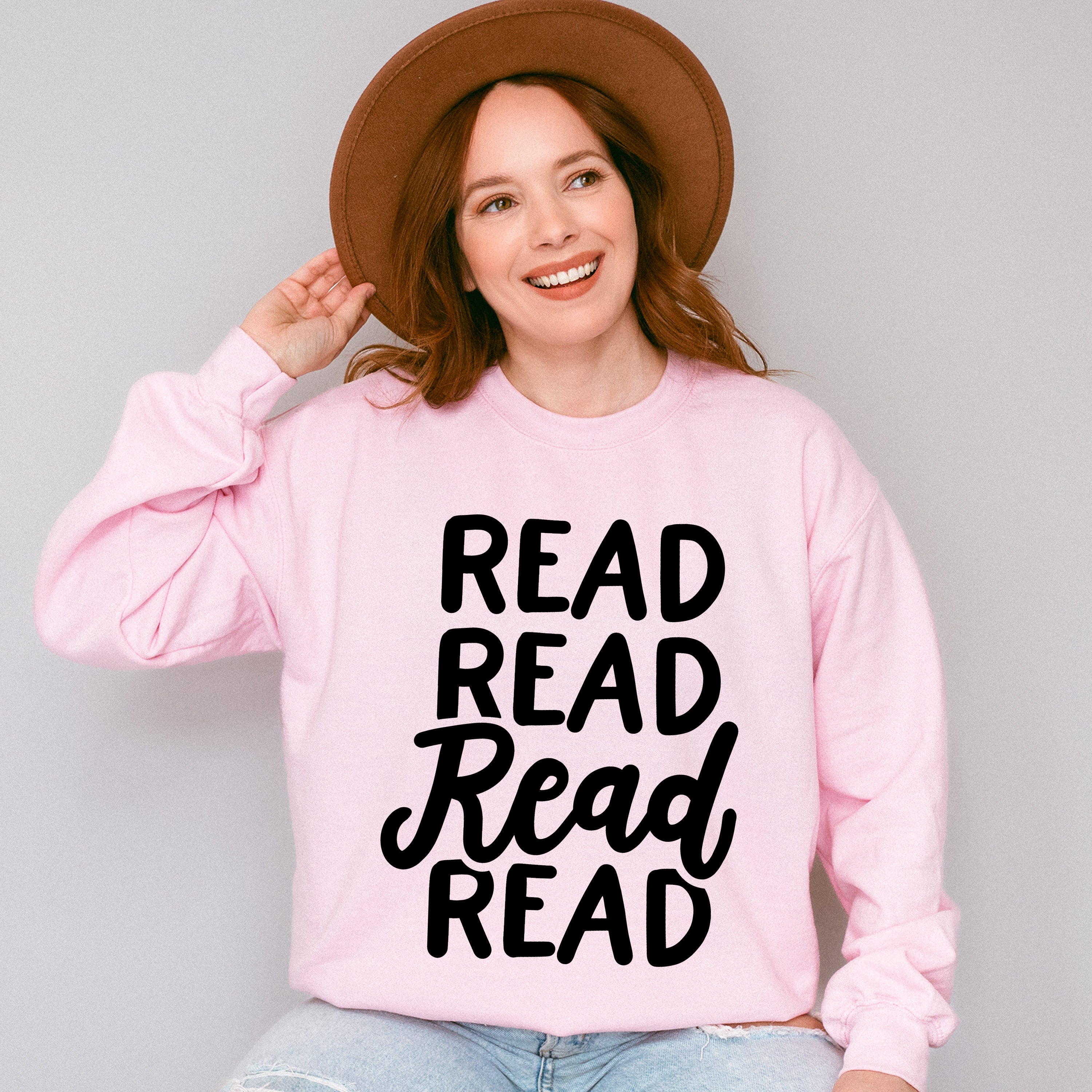 Read Read Read Read - Reading Unisex Crewneck T-Shirt Sweatshirt Hoodie