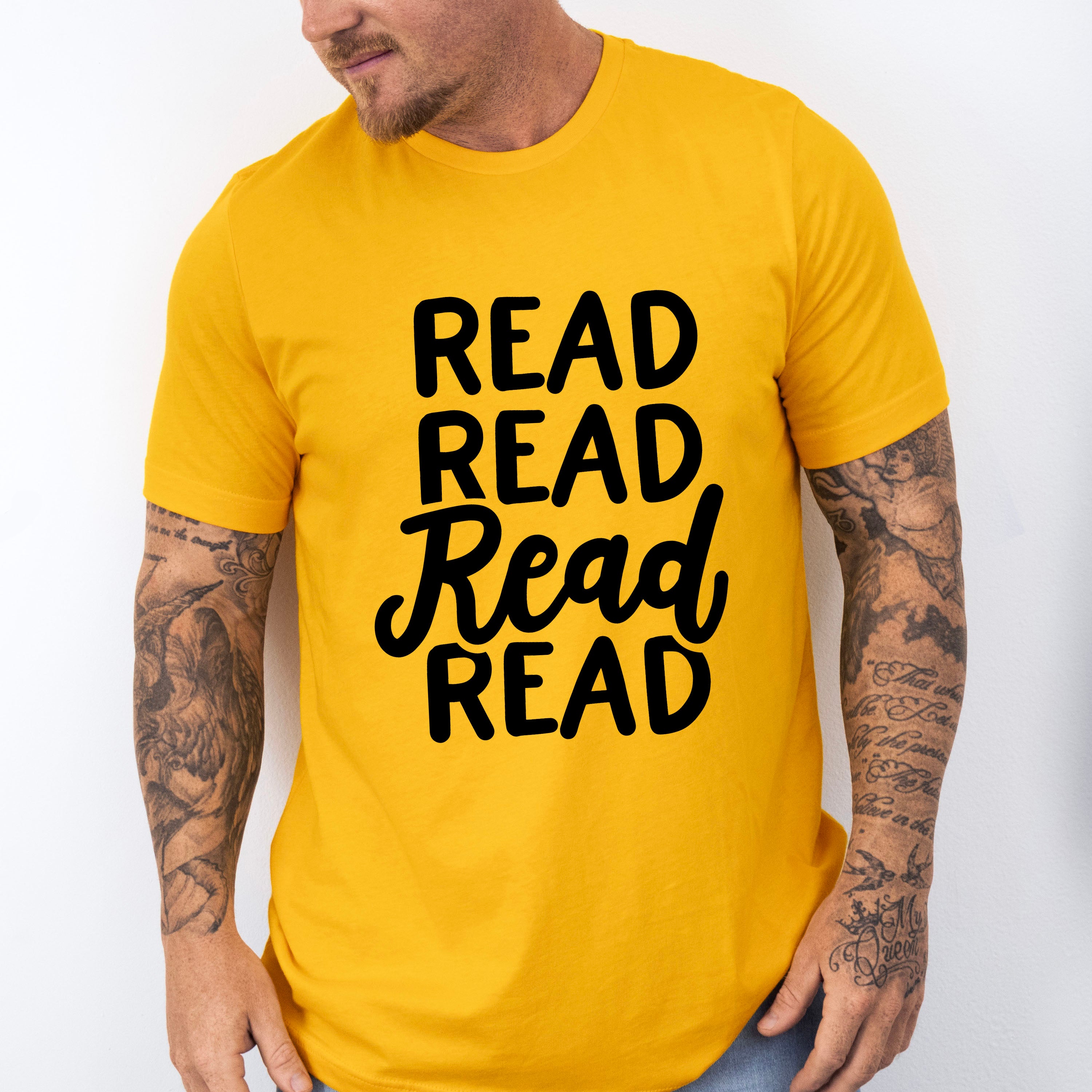 Read Read Read Read - Reading Unisex Crewneck T-Shirt Sweatshirt Hoodie