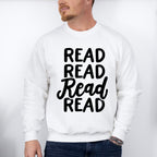 Read Read Read Read - Reading Unisex Crewneck T-Shirt Sweatshirt Hoodie