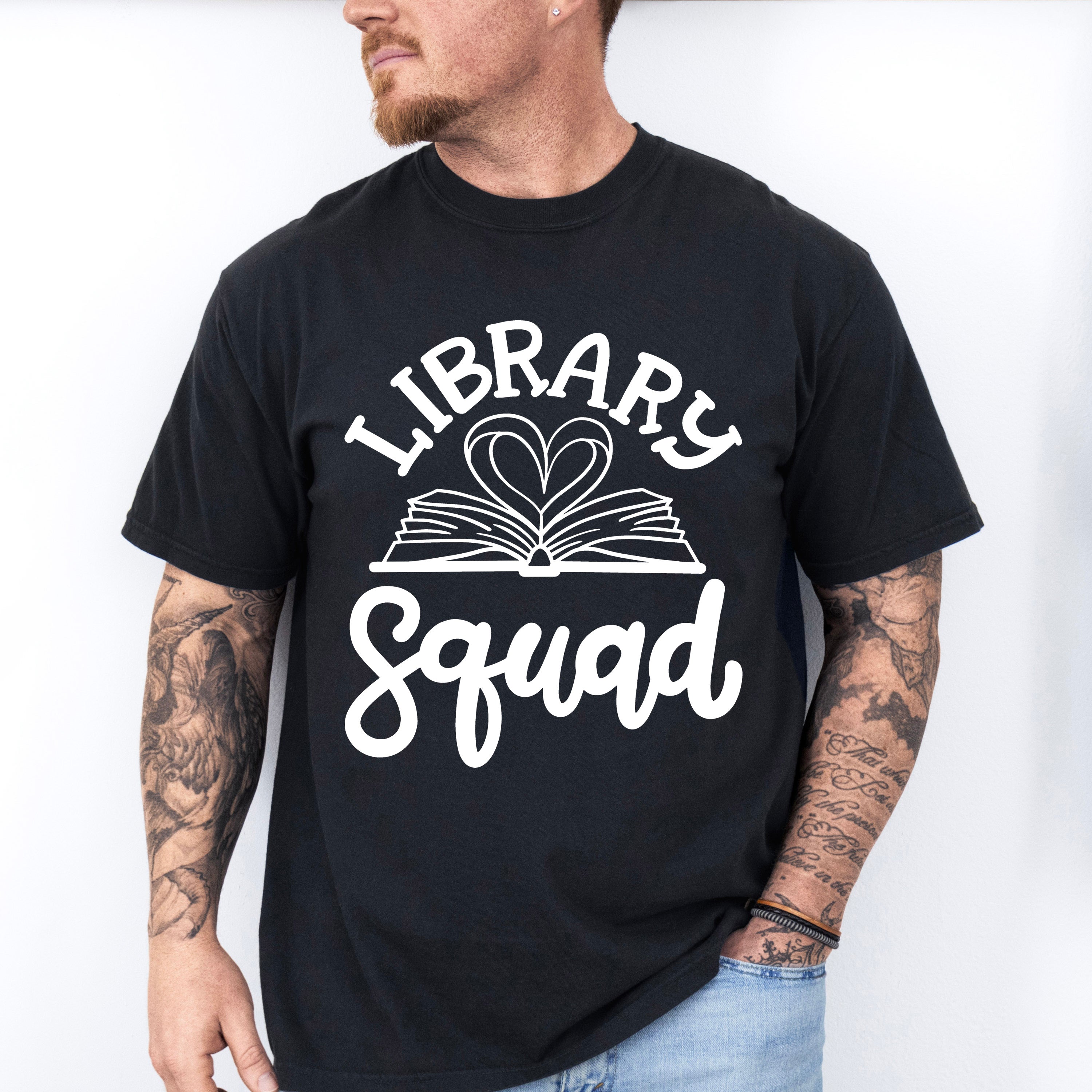 Library Squad - Reading Unisex Crewneck T-Shirt Sweatshirt Hoodie