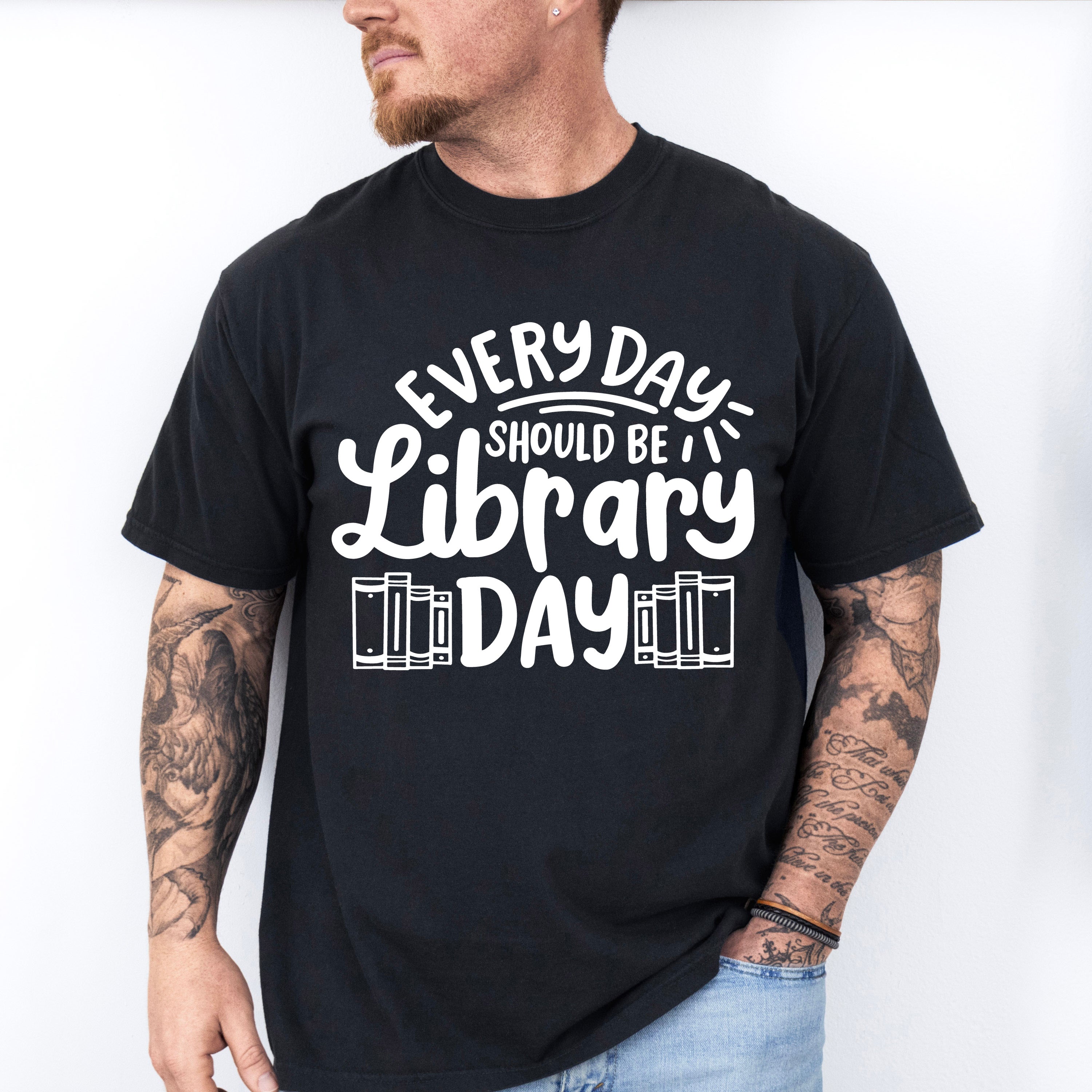 Library Day - Reading Unisex Crewneck T-Shirt Sweatshirt Hoodie