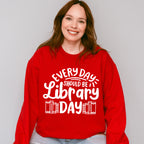 Library Day - Reading Unisex Crewneck T-Shirt Sweatshirt Hoodie