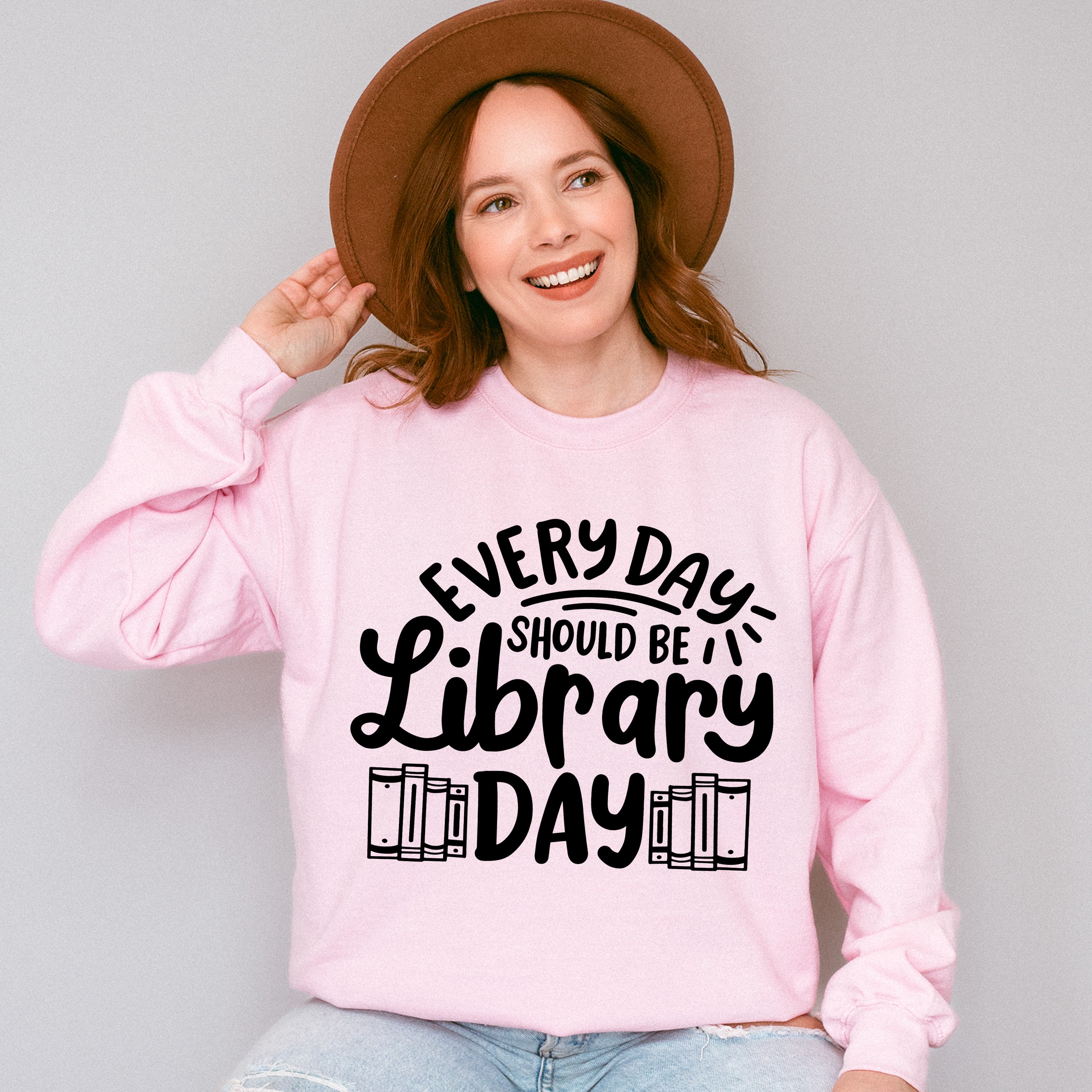 Library Day - Reading Unisex Crewneck T-Shirt Sweatshirt Hoodie