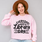 Library Day - Reading Unisex Crewneck T-Shirt Sweatshirt Hoodie