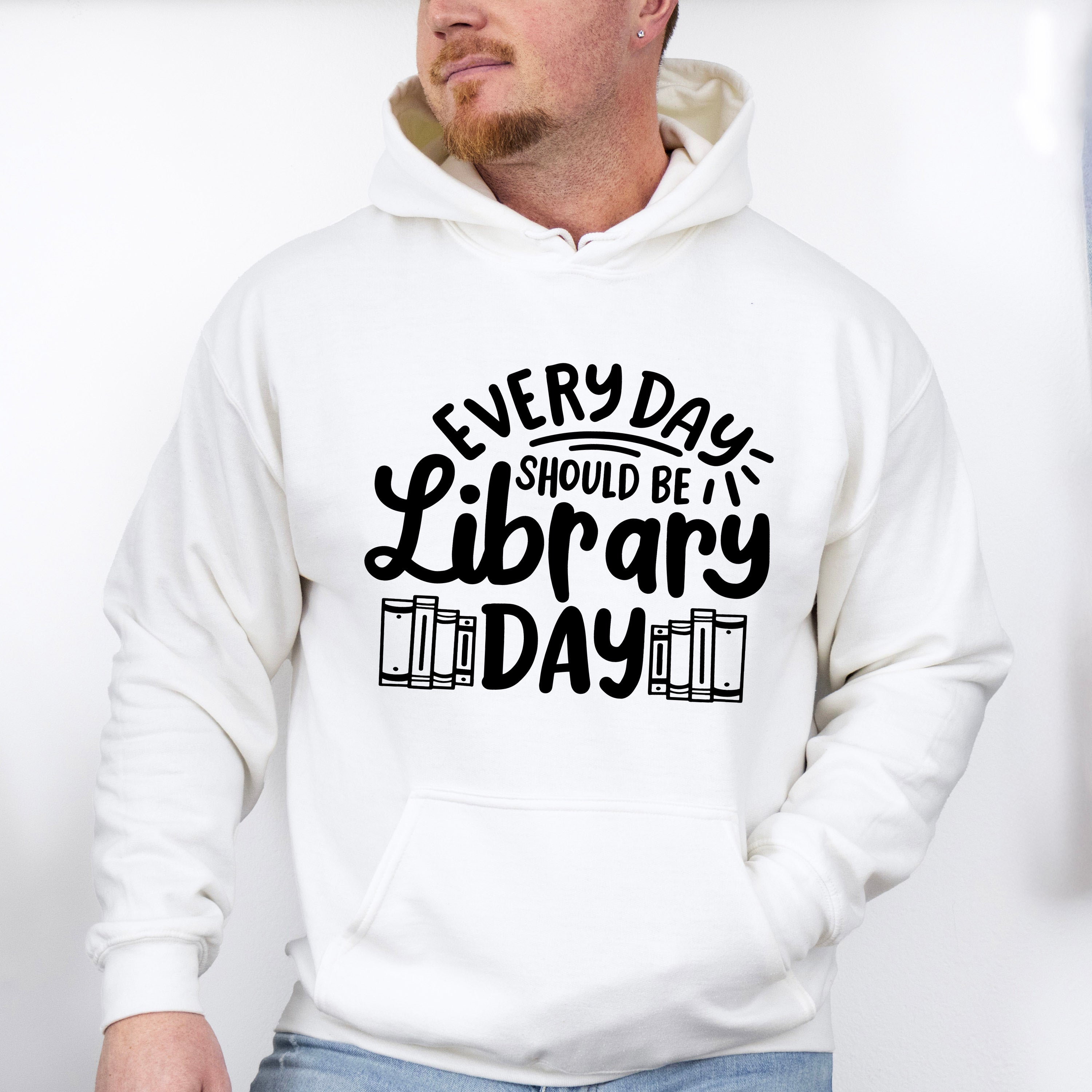 Library Day - Reading Unisex Crewneck T-Shirt Sweatshirt Hoodie