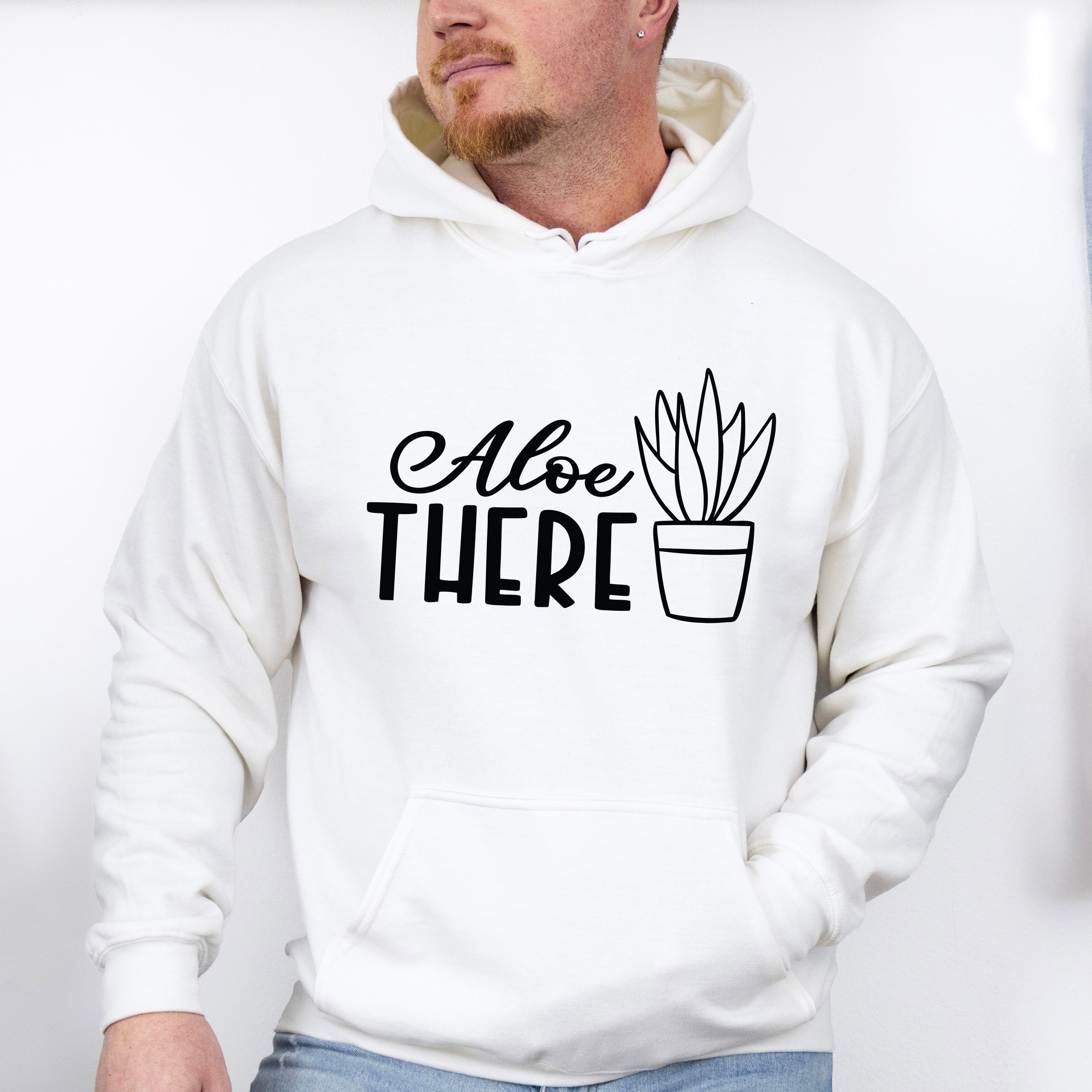 Aloe There - Plants Unisex Crewneck T-Shirt Sweatshirt Hoodie
