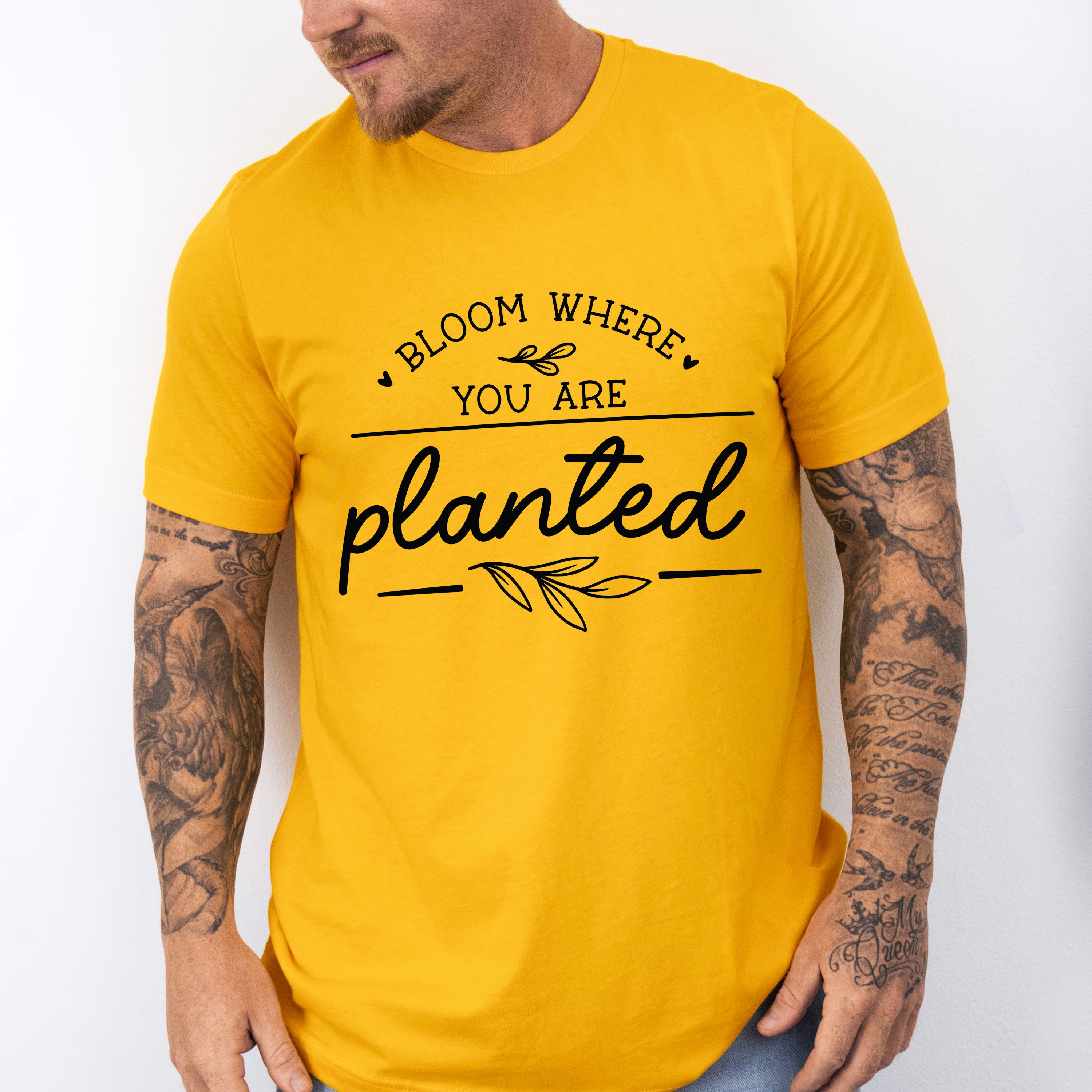 Bloom Where You Are Planted - Plants Unisex Crewneck T-Shirt Sweatshirt Hoodie