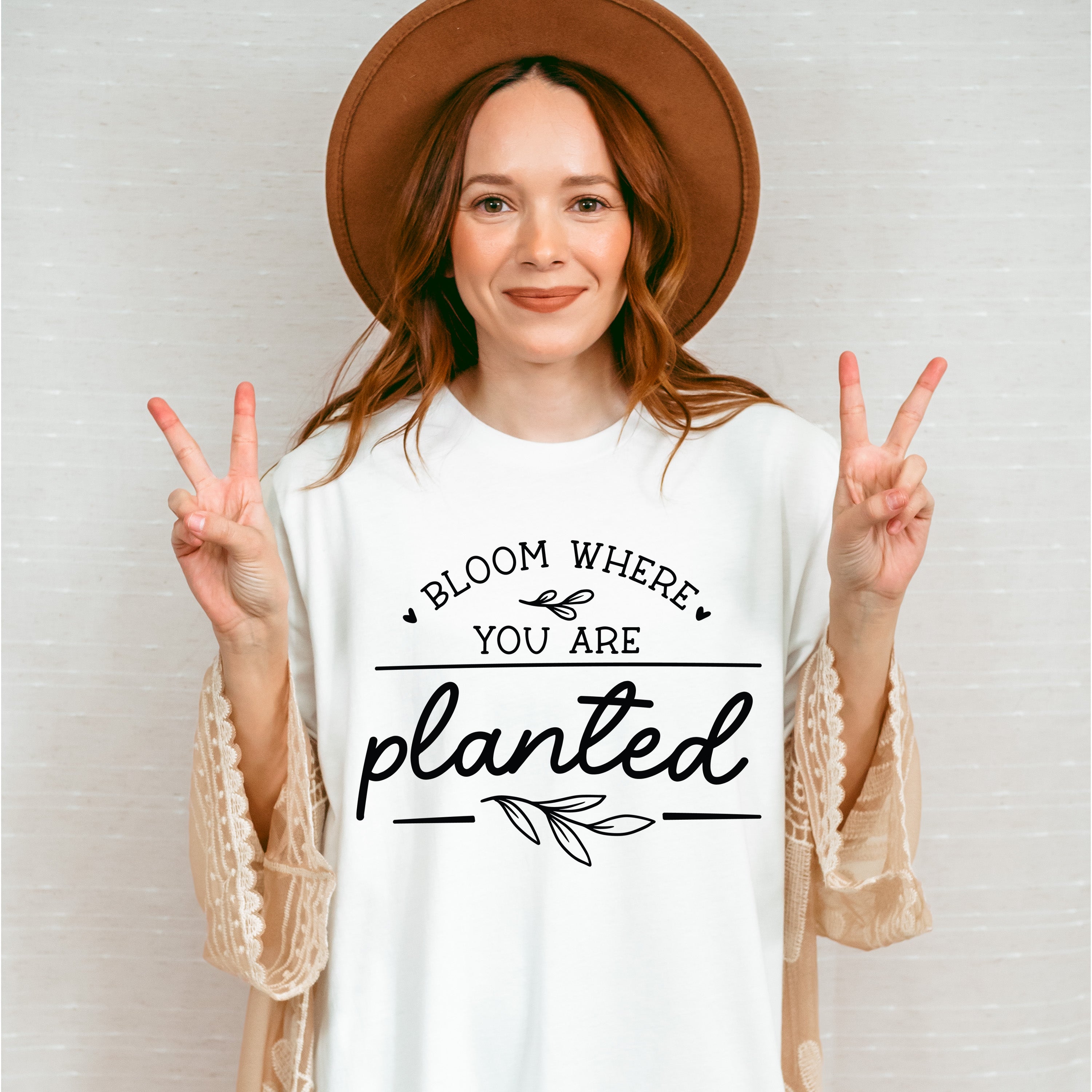 Bloom Where You Are Planted - Plants Unisex Crewneck T-Shirt Sweatshirt Hoodie
