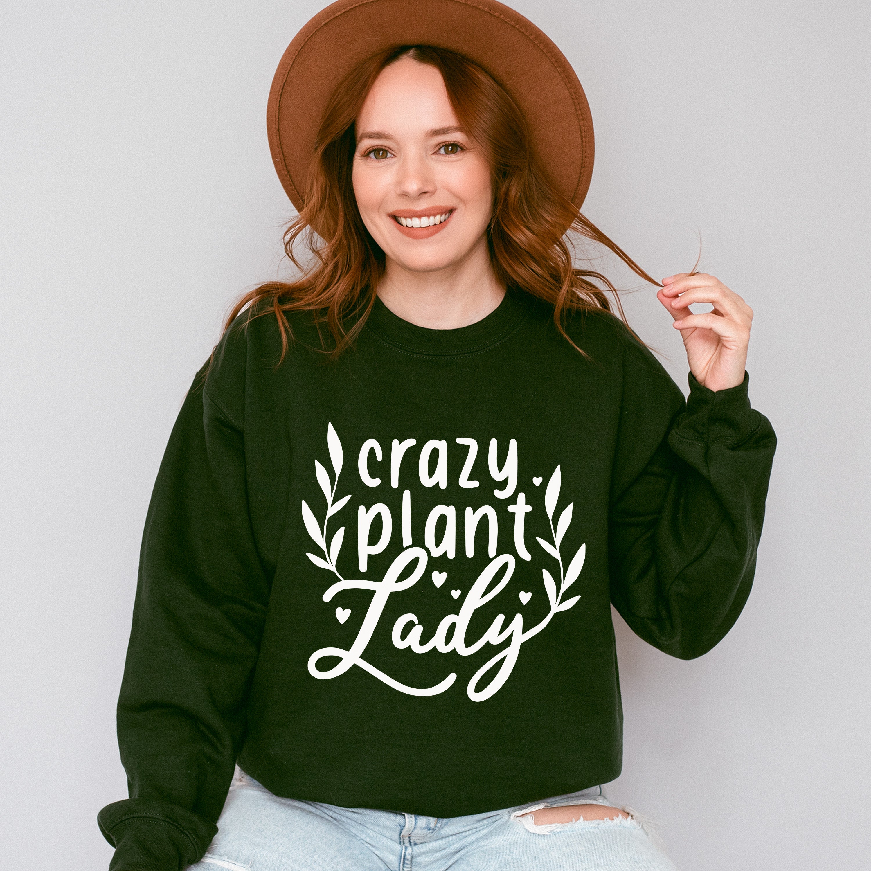 Crazy Plant Lady - Plants Unisex Crewneck T-Shirt Sweatshirt Hoodie