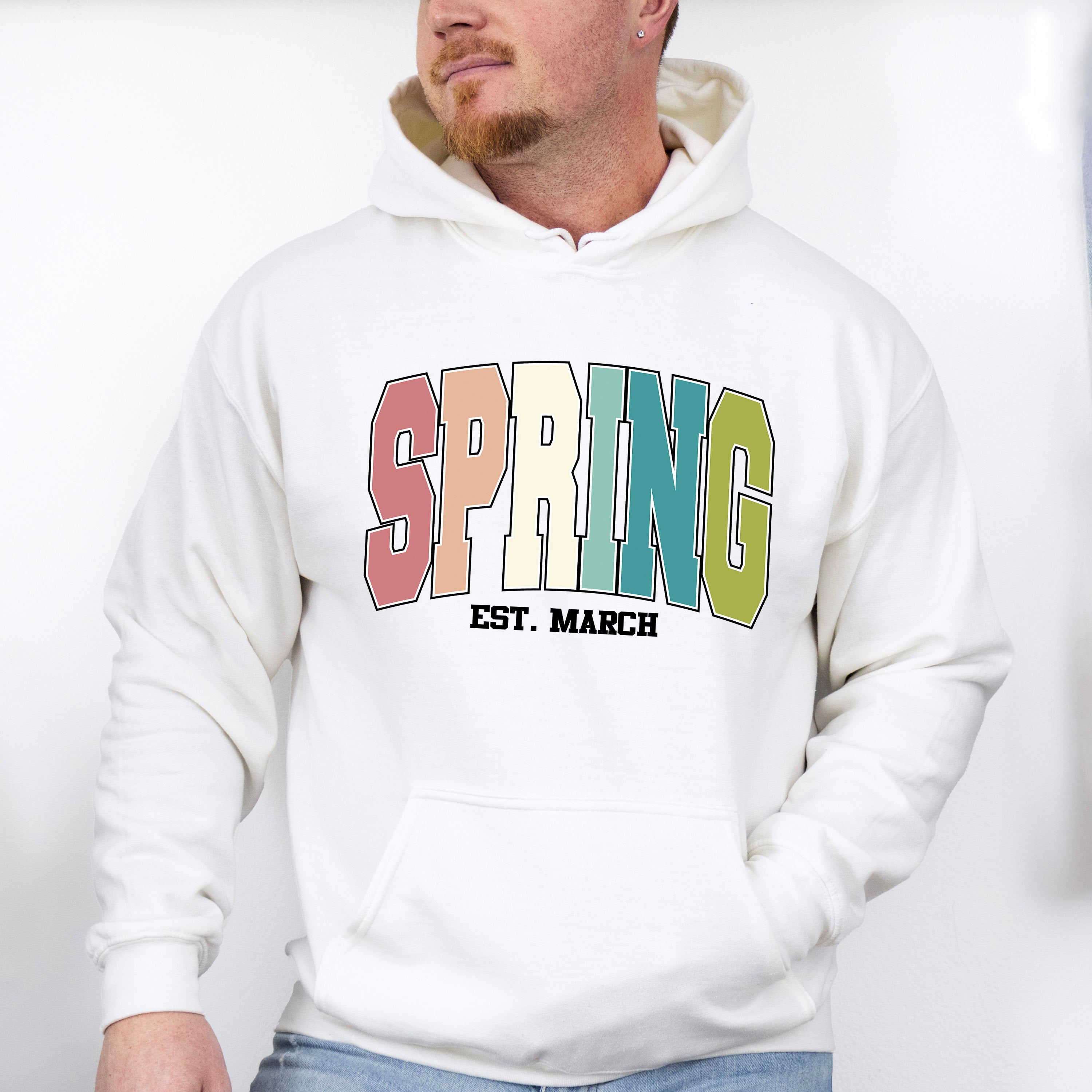 Spring Est. March - Spring Unisex Crewneck T-Shirt Sweatshirt Hoodie
