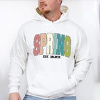 Spring Est. March - Spring Unisex Crewneck T-Shirt Sweatshirt Hoodie