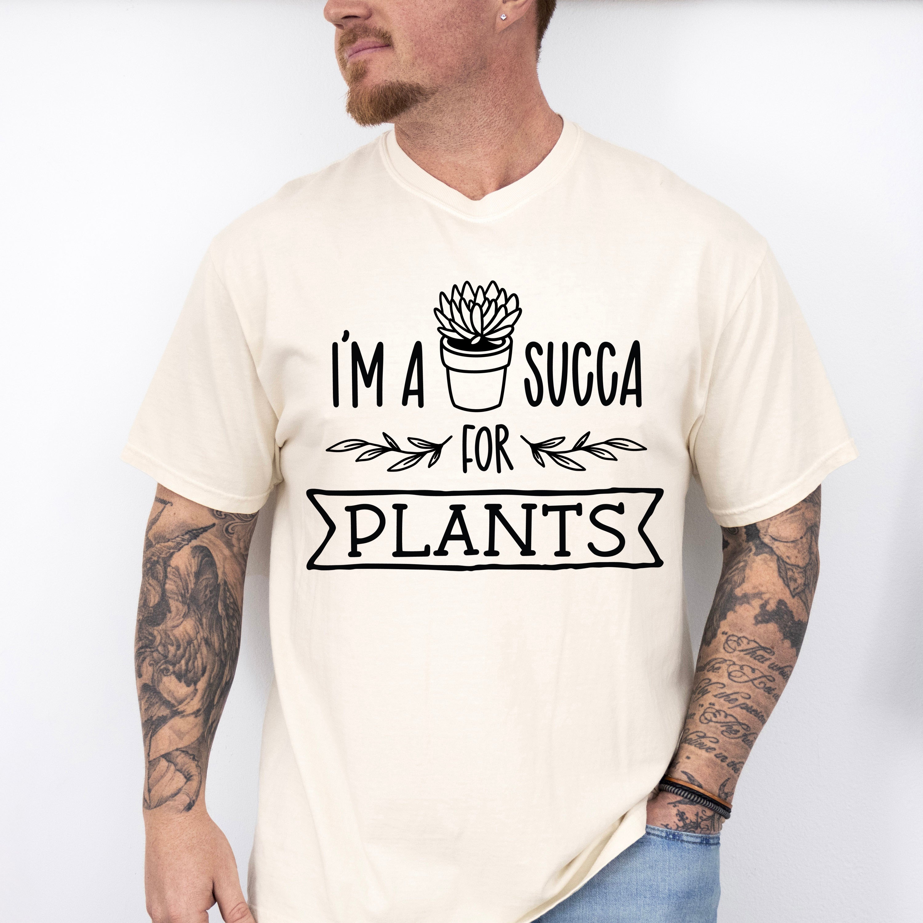 I'm A Succa For Plants - Plants Unisex Crewneck T-Shirt Sweatshirt Hoodie
