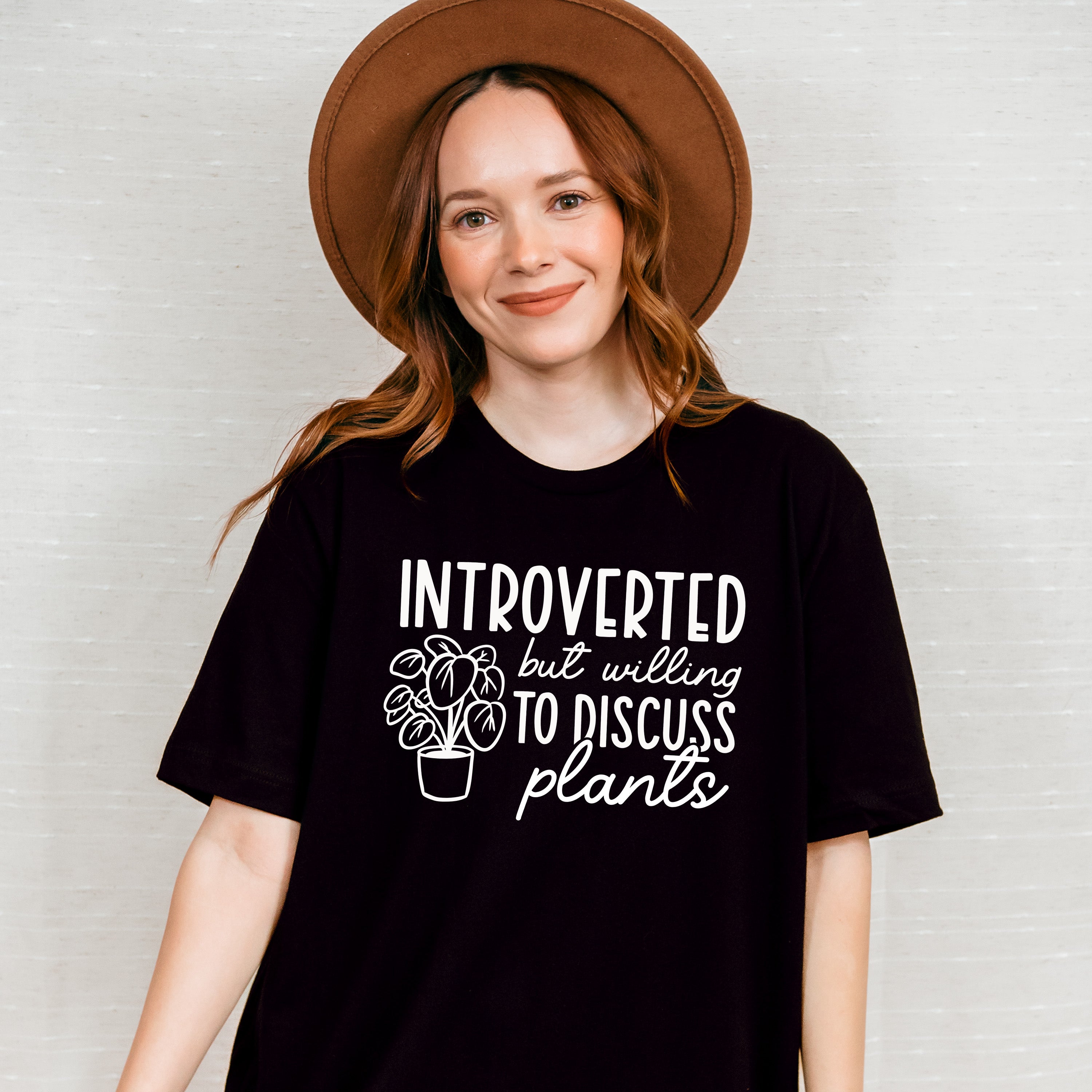 Introverted But - Plants Unisex Crewneck T-Shirt Sweatshirt Hoodie