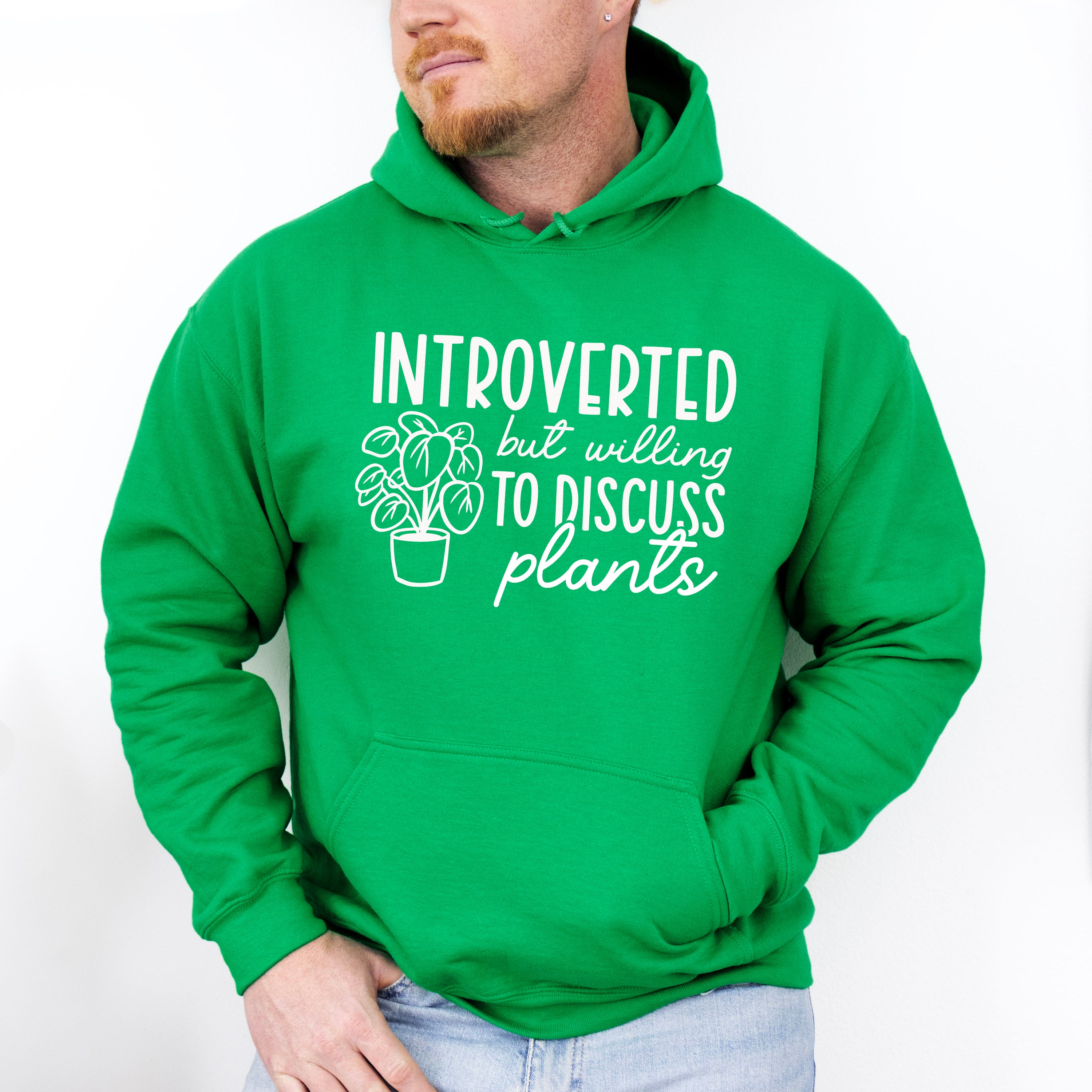 Introverted But - Plants Unisex Crewneck T-Shirt Sweatshirt Hoodie