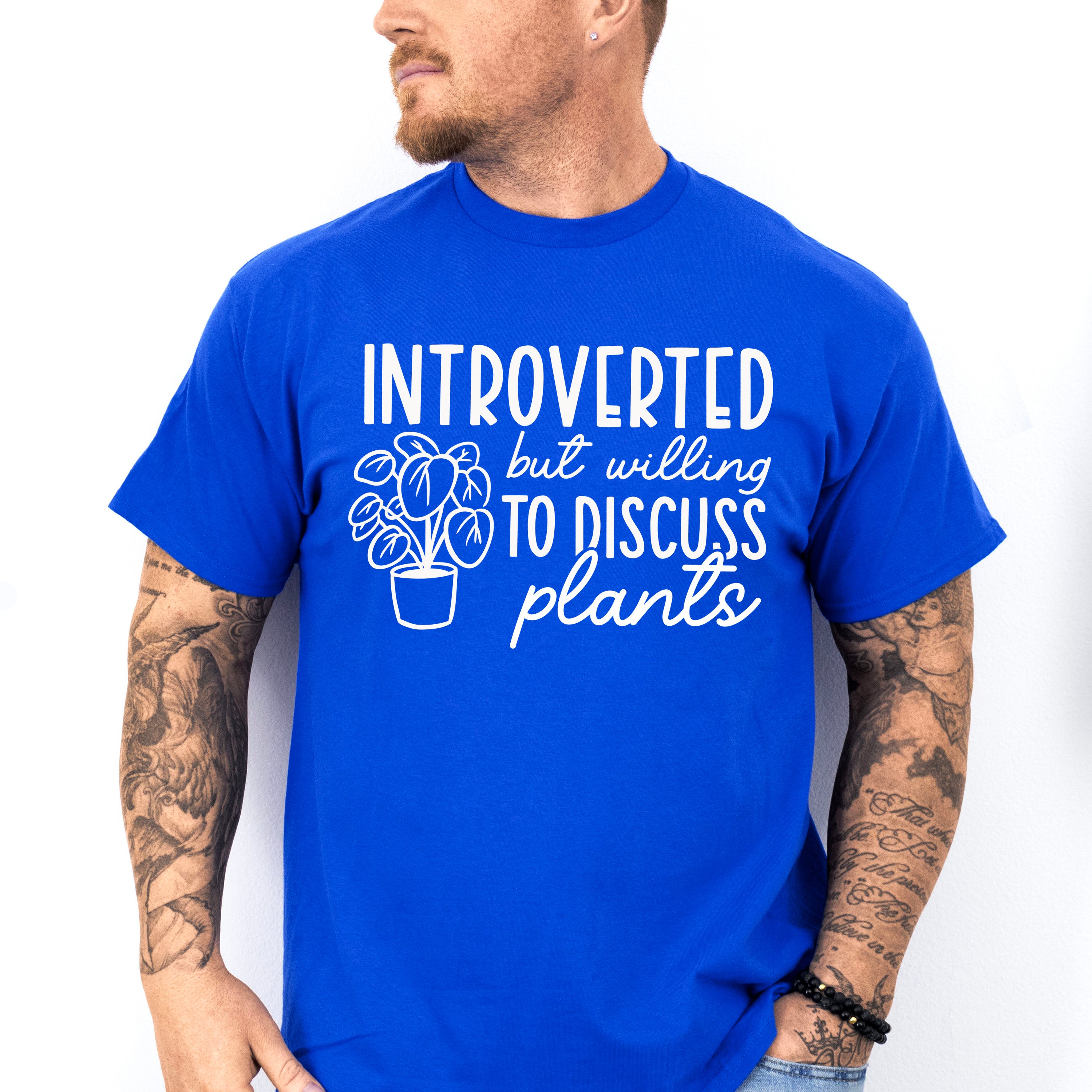 Introverted But - Plants Unisex Crewneck T-Shirt Sweatshirt Hoodie
