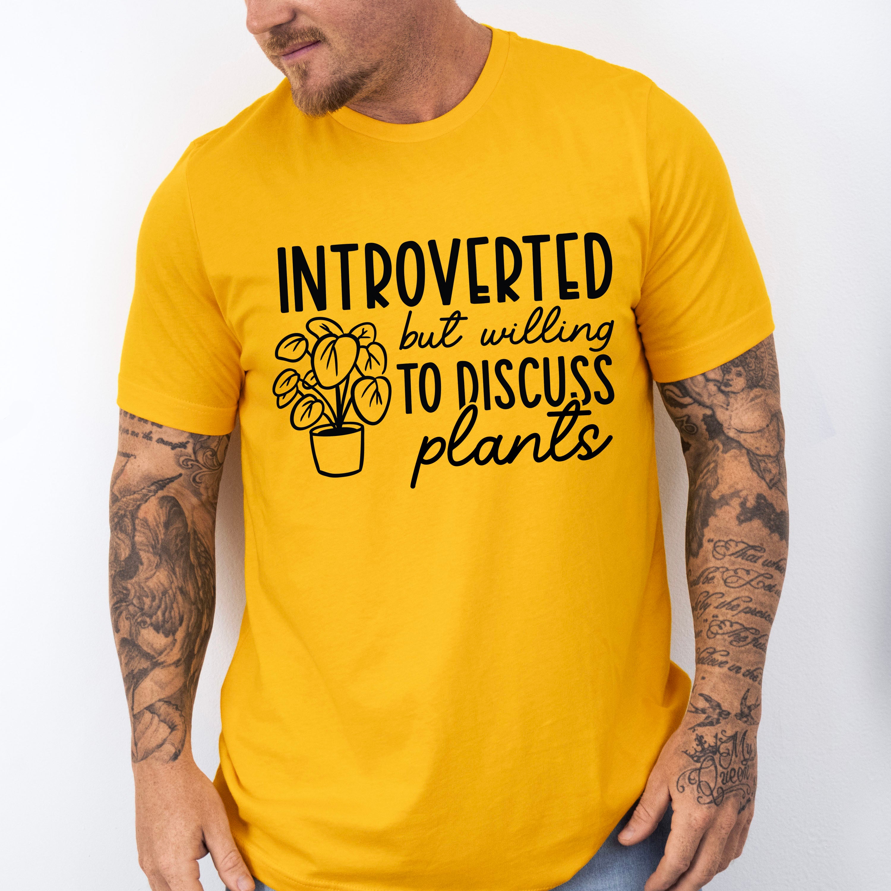 Introverted But - Plants Unisex Crewneck T-Shirt Sweatshirt Hoodie