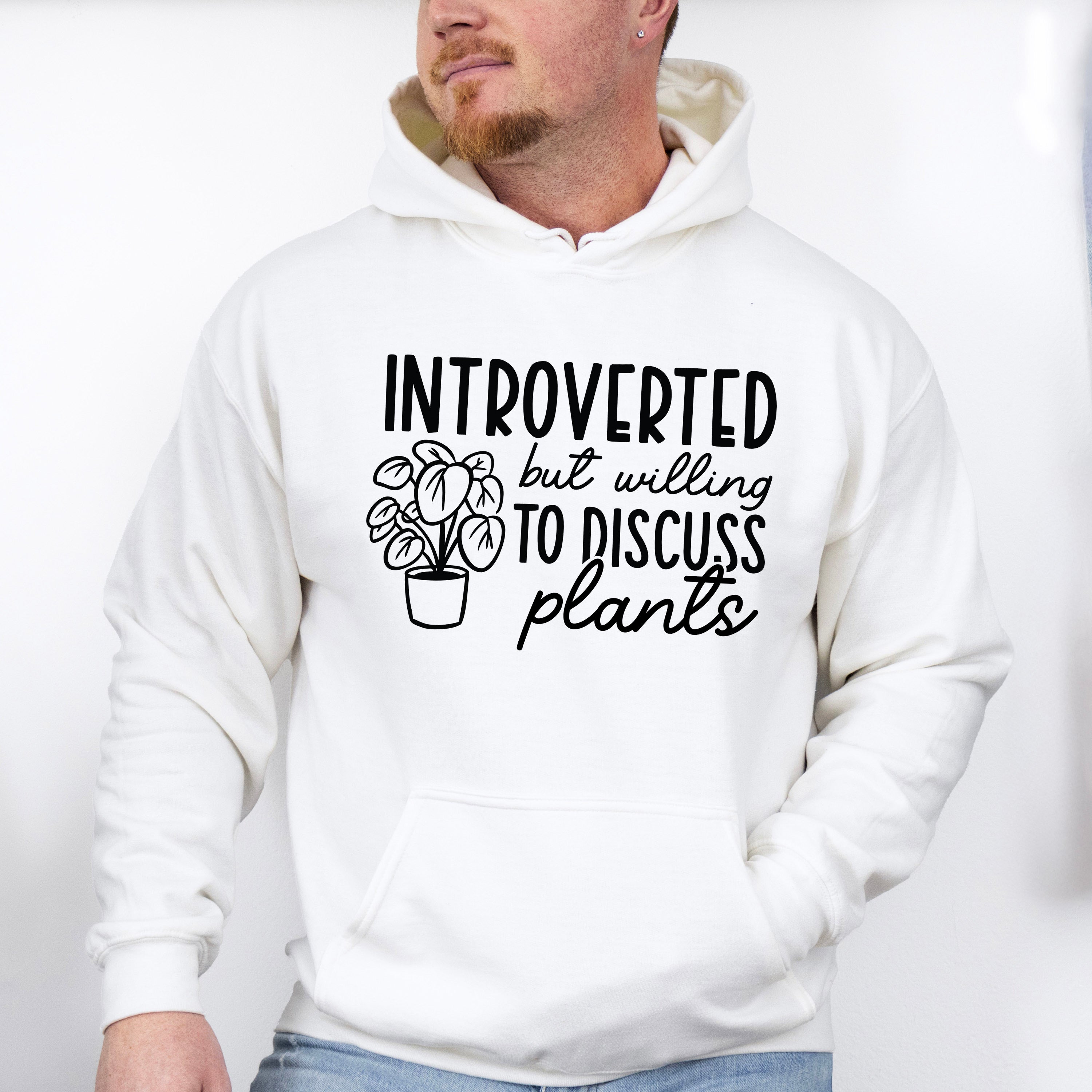 Introverted But - Plants Unisex Crewneck T-Shirt Sweatshirt Hoodie