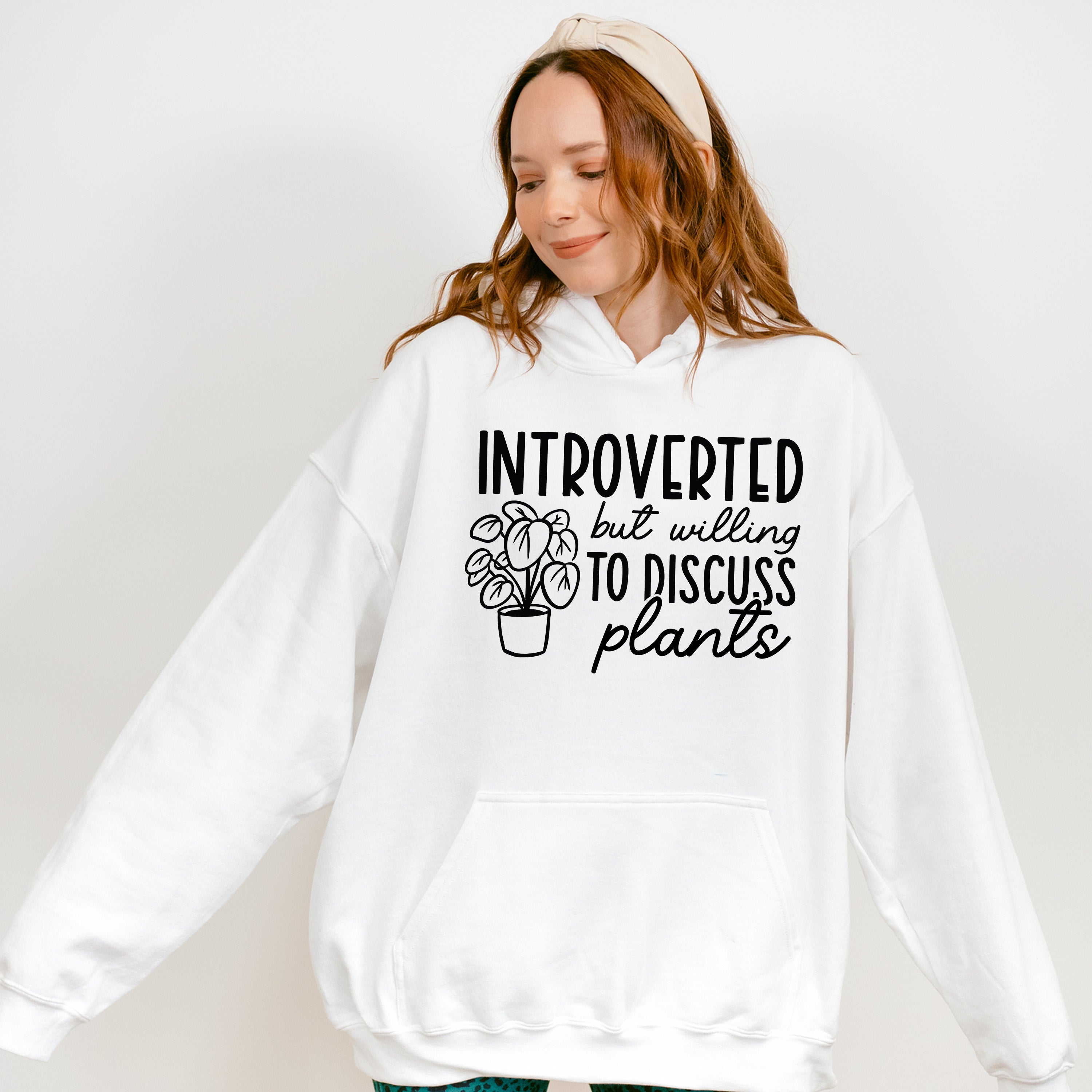 Introverted But - Plants Unisex Crewneck T-Shirt Sweatshirt Hoodie