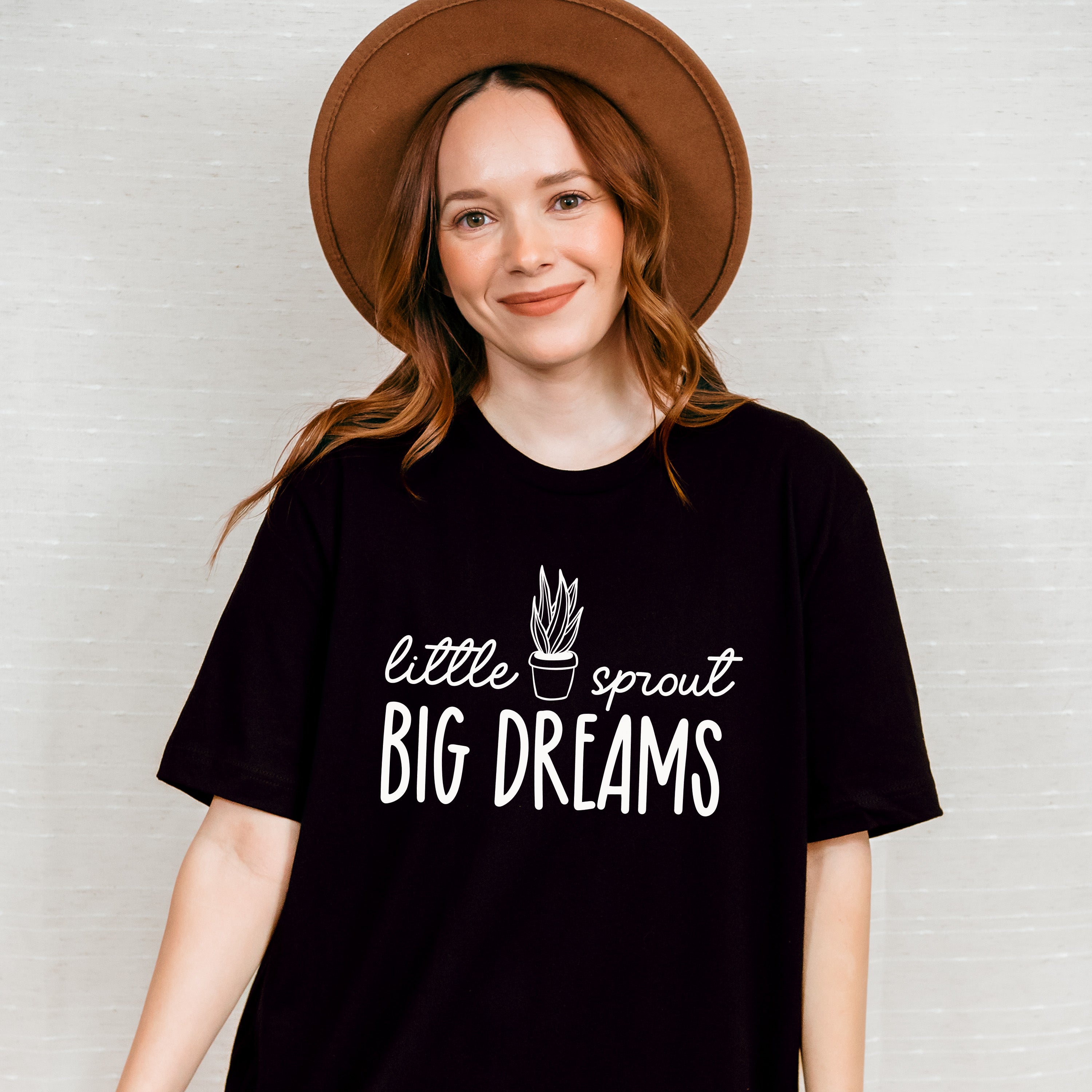 Little Sprout Big Dreams - Plants Unisex Crewneck T-Shirt Sweatshirt Hoodie