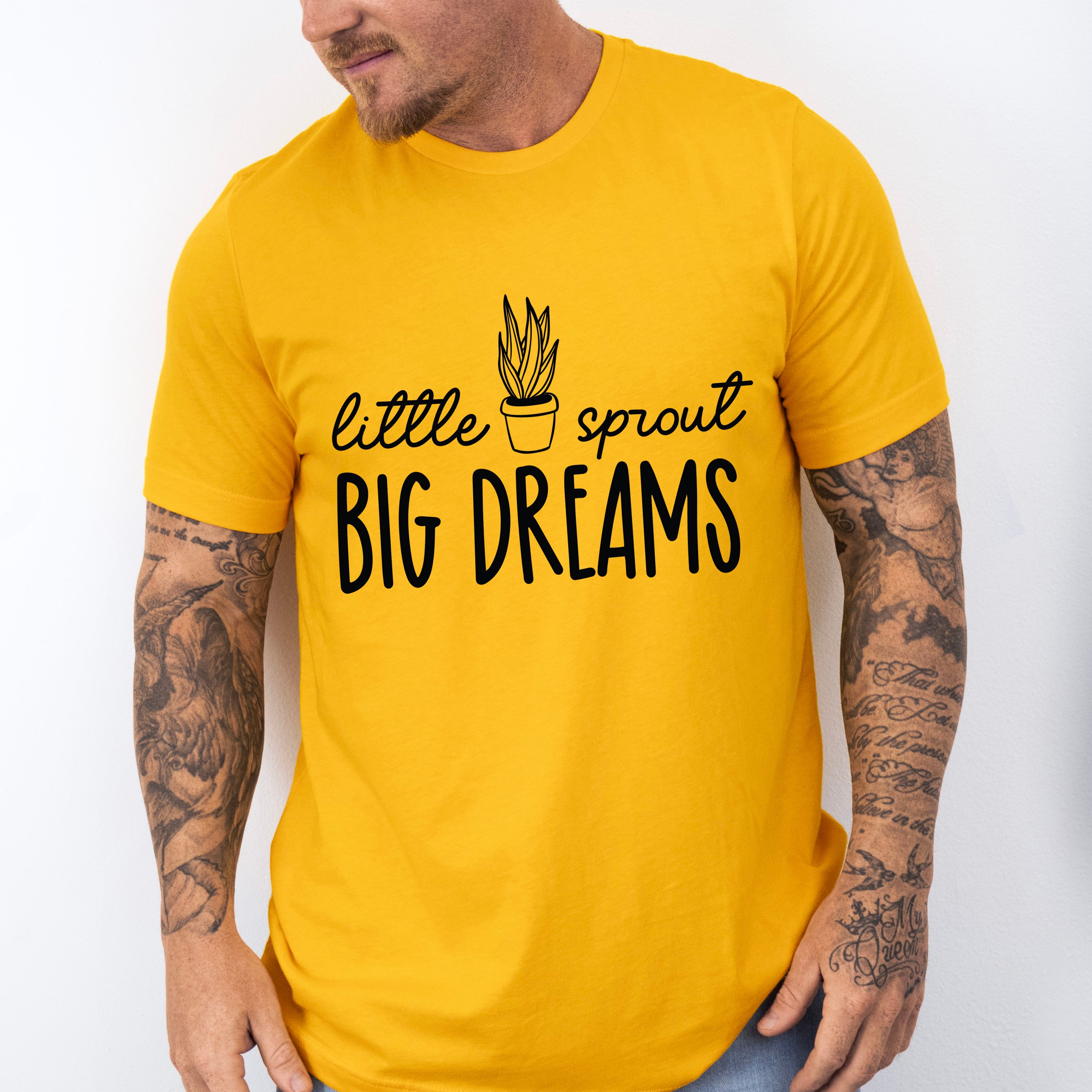 Little Sprout Big Dreams - Plants Unisex Crewneck T-Shirt Sweatshirt Hoodie