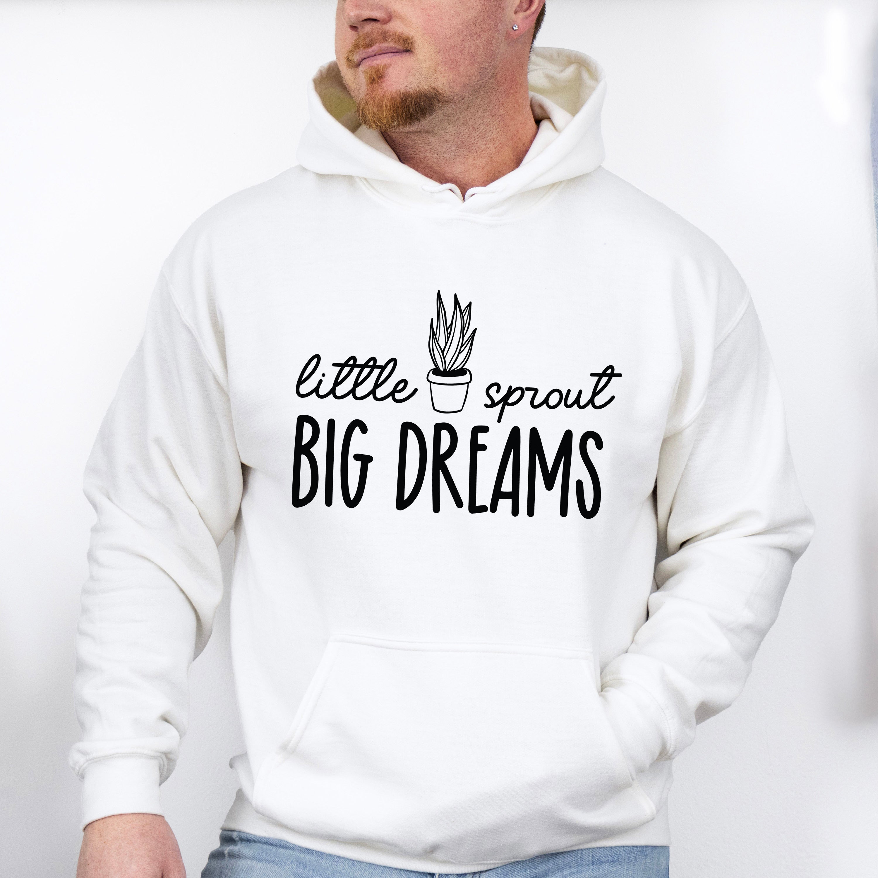 Little Sprout Big Dreams - Plants Unisex Crewneck T-Shirt Sweatshirt Hoodie